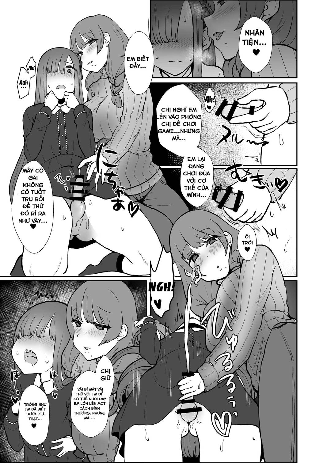 HentaiVN.net - Ảnh 10 - Phòng của chị gái - Oneshot