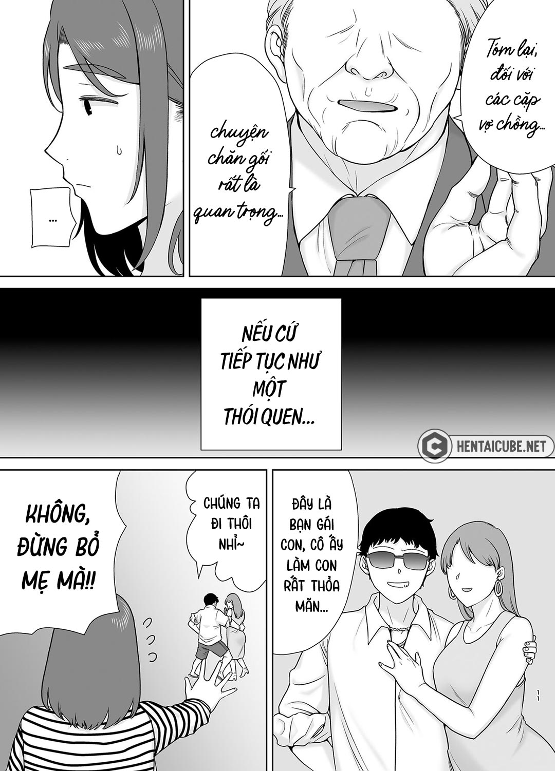 HentaiVN.net - Ảnh 10 - Mẹ chính là người tôi yêu! - Chap 8a