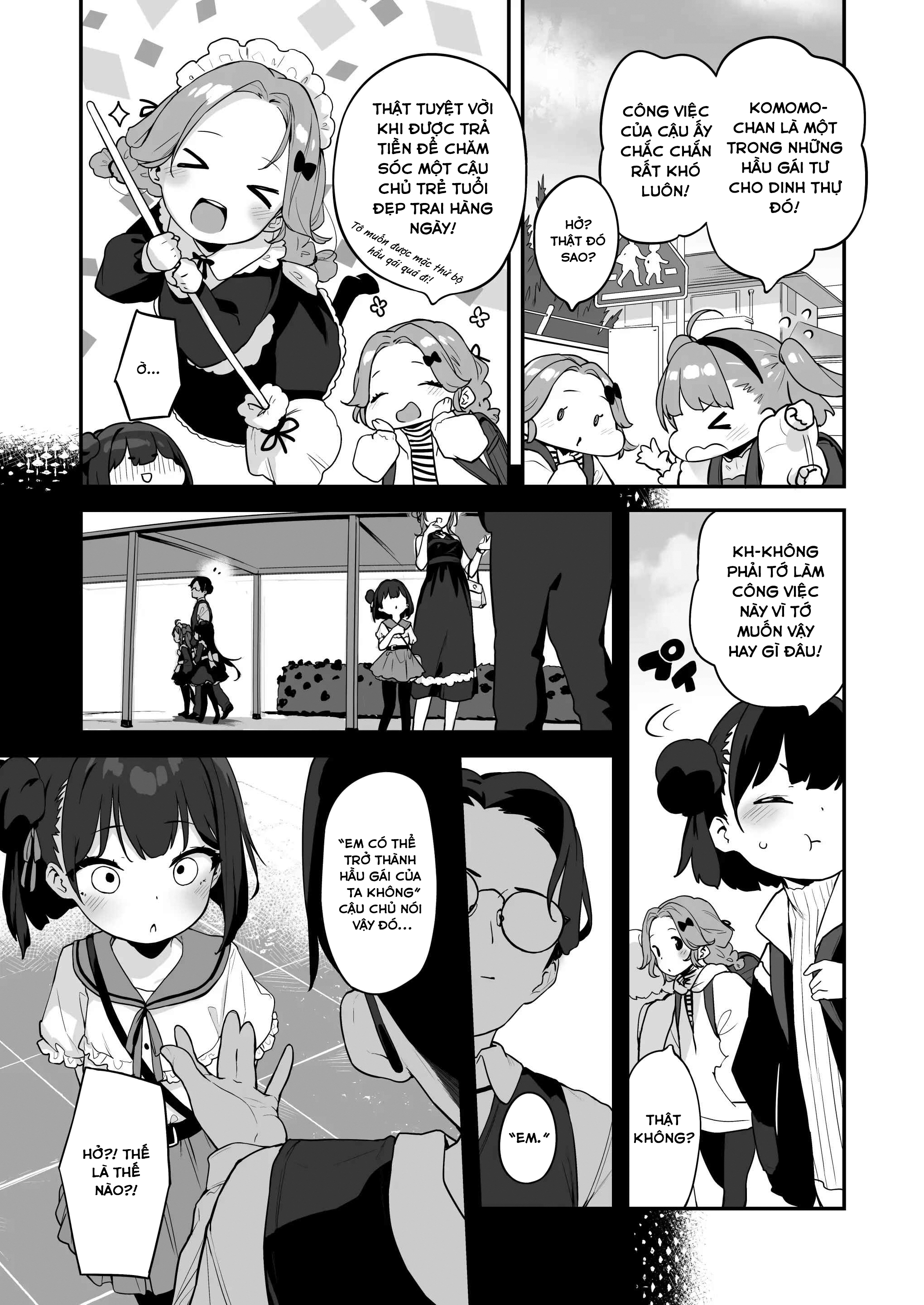 HentaiVN.net - Ảnh 9 - Komomo là một bé hầu gái ♥ loli - Chap 1