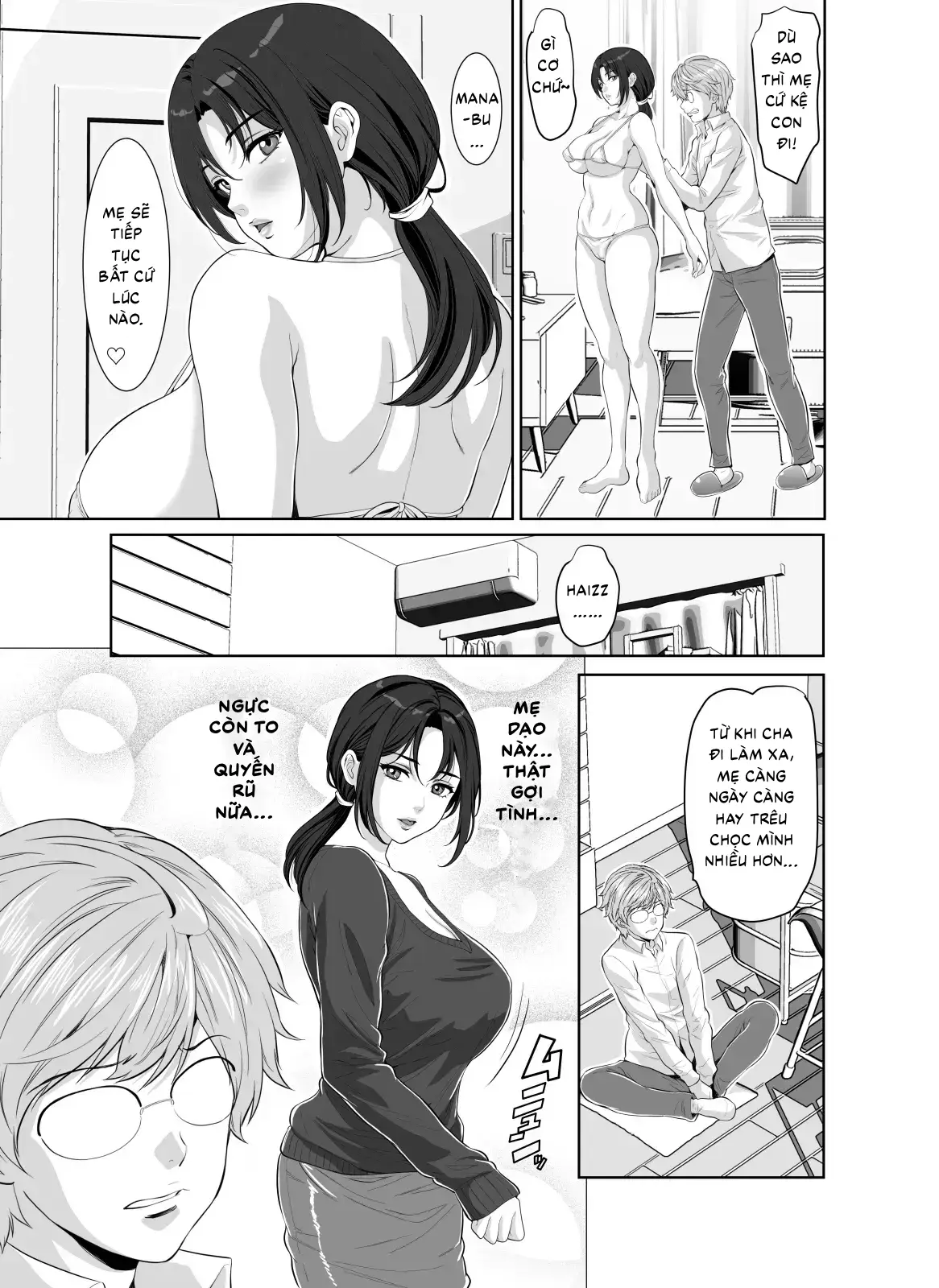 HentaiVN.net - Ảnh 11 - Mẹ tôi quyến rũ tôi bằng thân hình nóng bỏng! - Oneshot