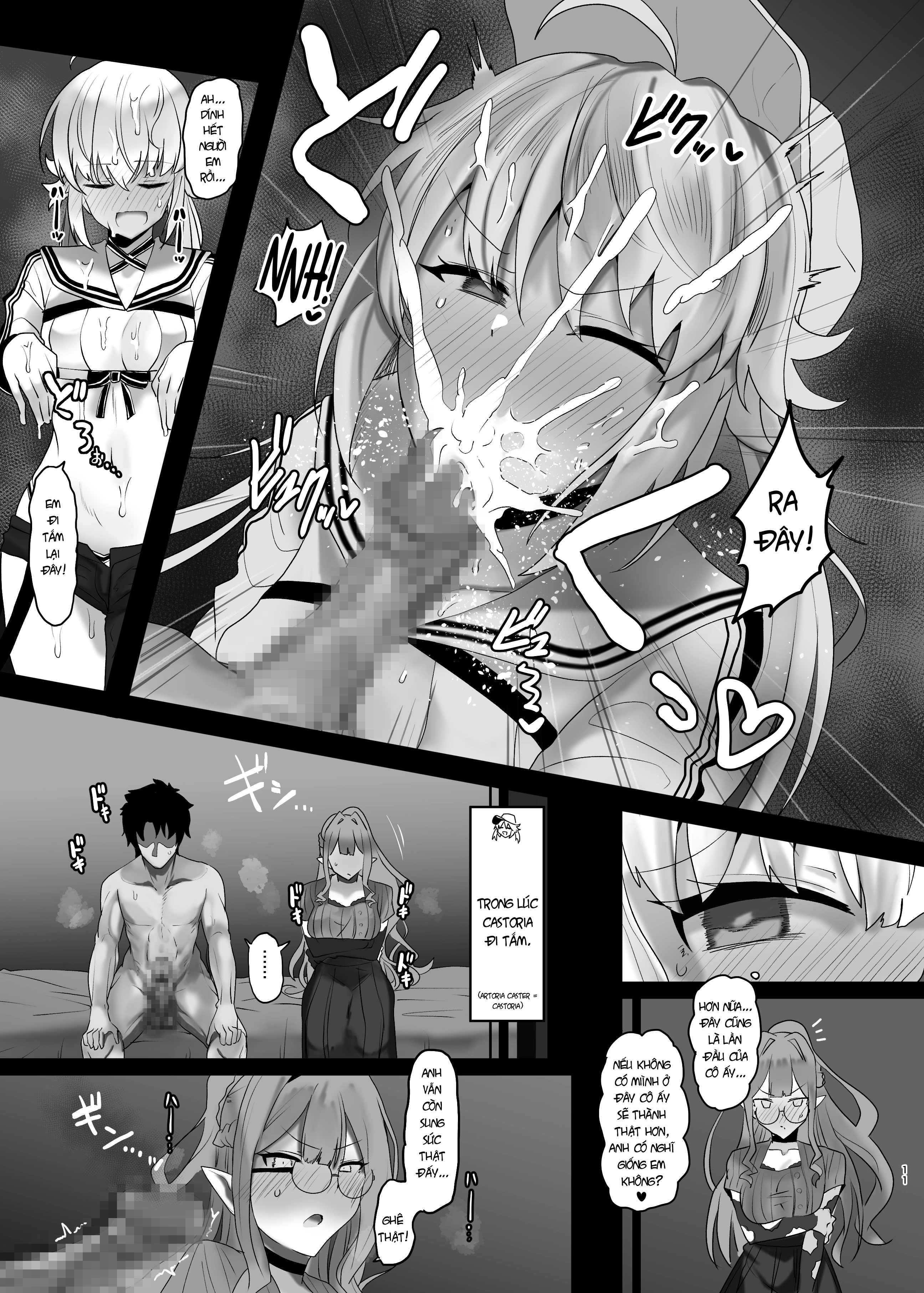 HentaiVN.net - Ảnh 10 - Có muốn làm tình tay ba không? - oneshot