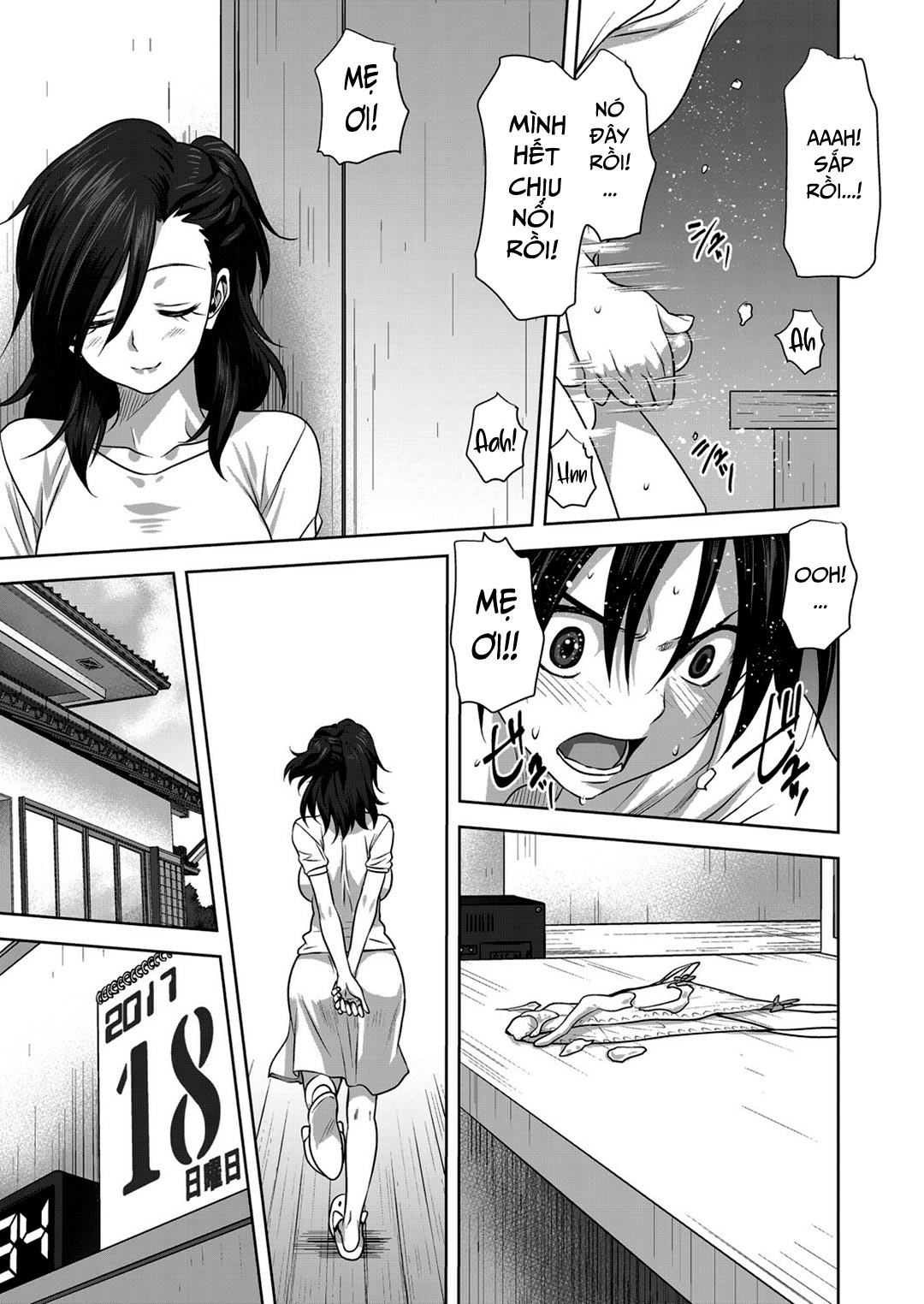 HentaiVN.net - Ảnh 10 - Bí mật ngày chủ nhật của mẹ con tôi - oneshot