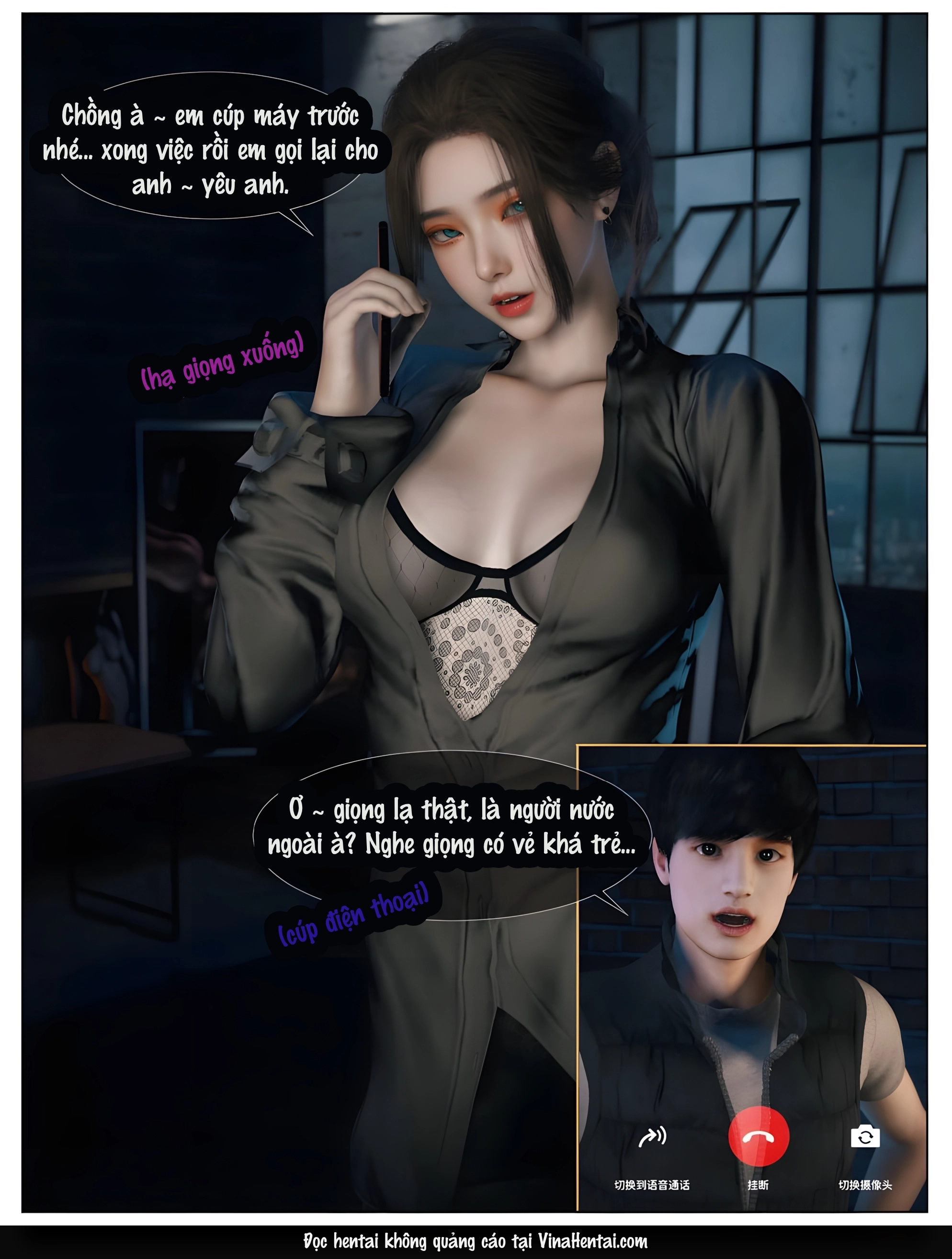 HentaiVN.net - Ảnh 9 - Buổi Học Kèm Đặc Biệt Của Cô Vợ Lâm Duệ - Full Oneshot (1 + 2 ) không lỗi thứ tự ảnh