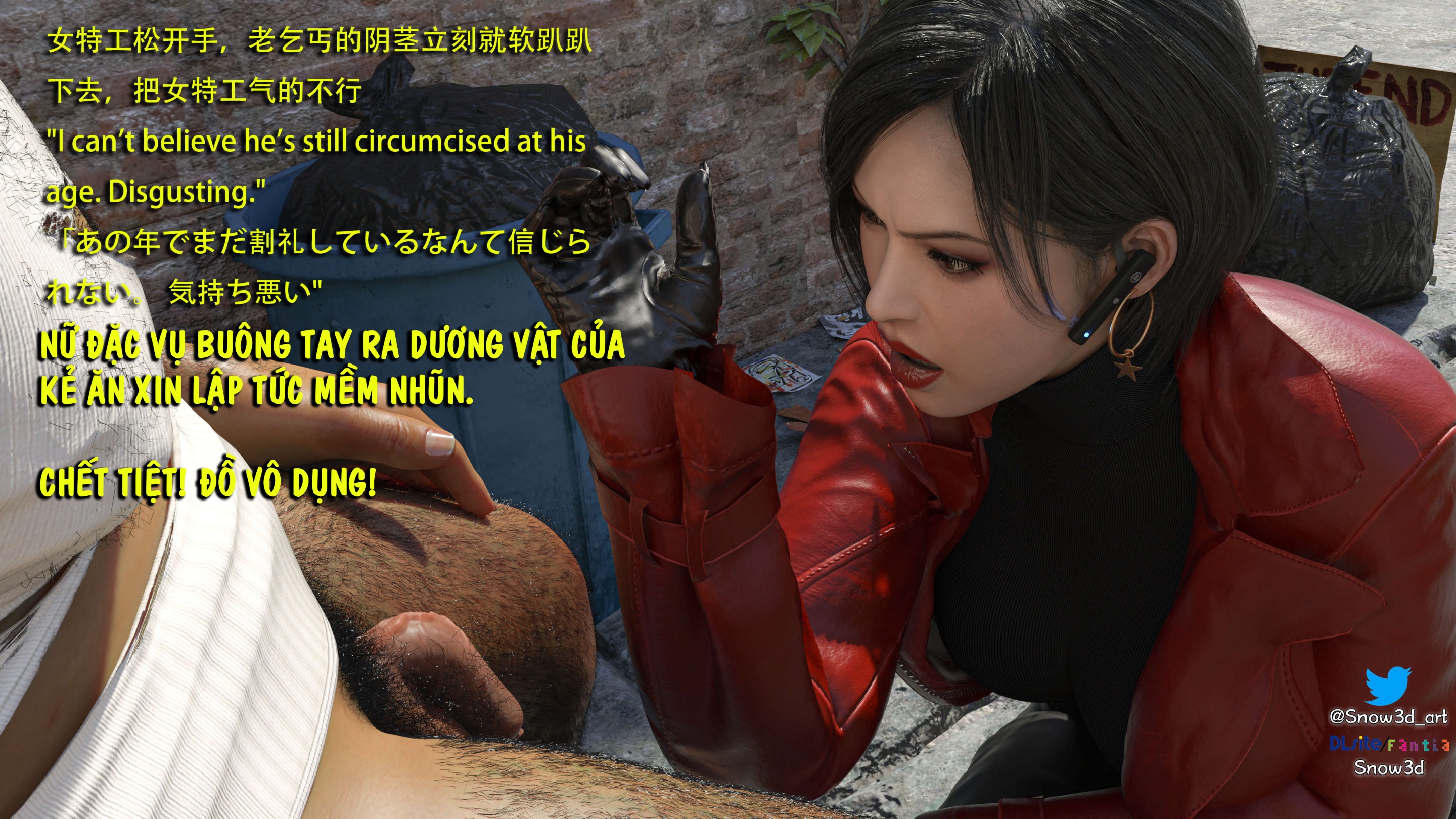 HentaiVN.net - Ảnh 92 - Ada Wong Và Kẻ Ăn Mày - Chap 1