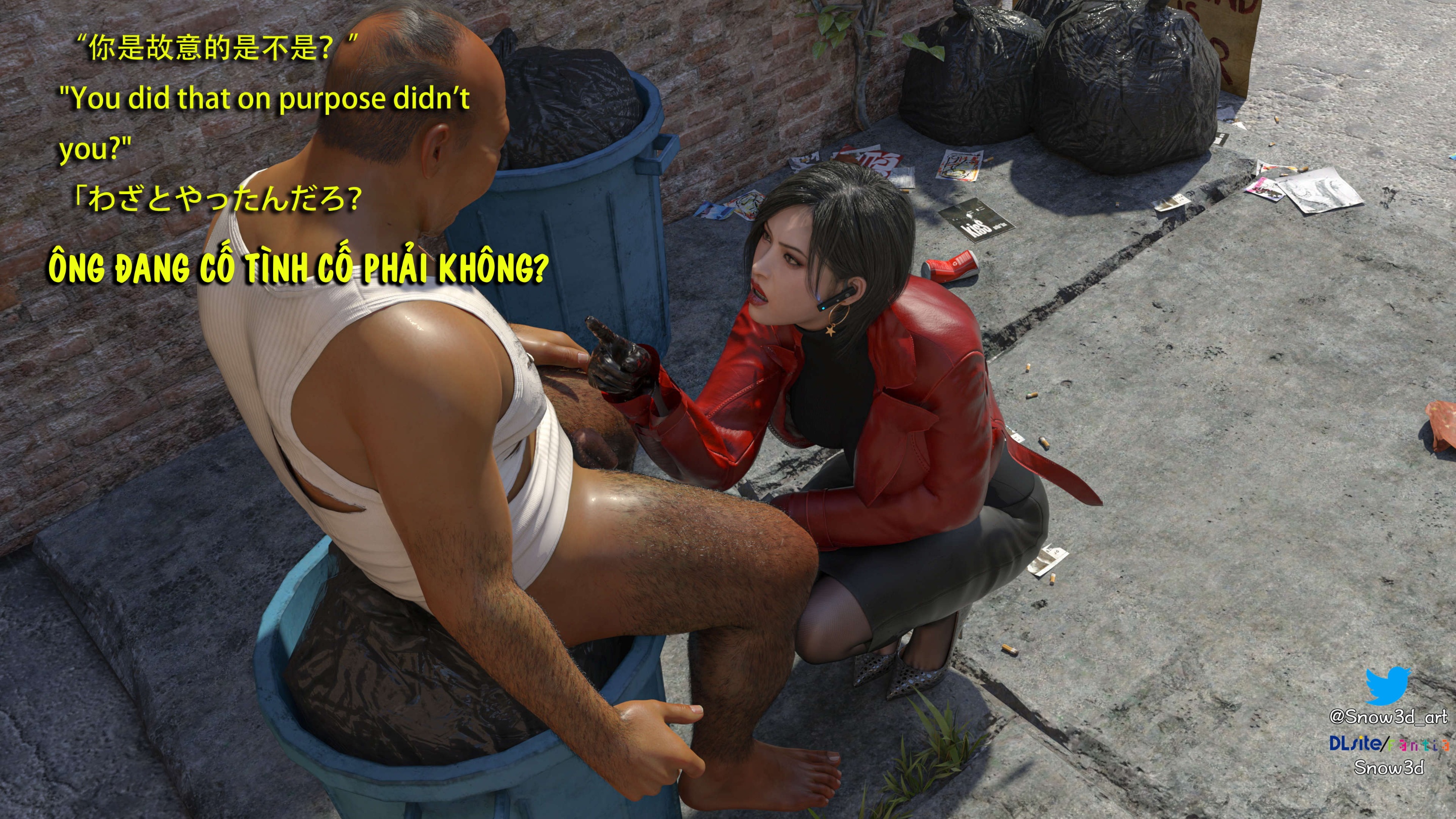 HentaiVN.net - Ảnh 93 - Ada Wong Và Kẻ Ăn Mày - Chap 1