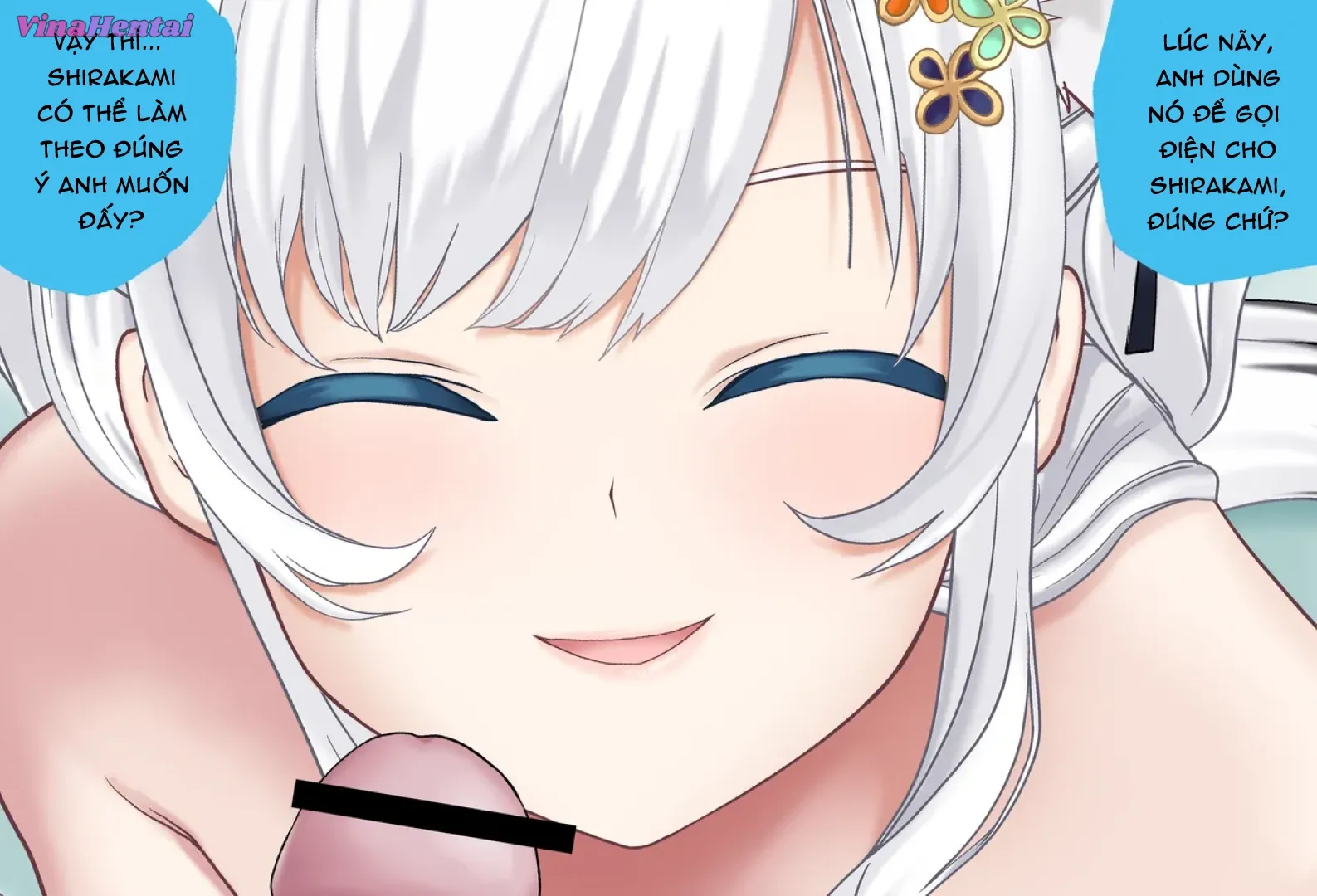 HentaiVN.net - Ảnh 99 - Để Shirakami chăm sóc cho anh nhé - Blowjob Nửa Đầu