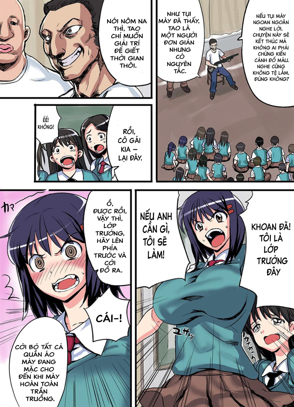 HentaiVN.net - Ảnh 3 - Lớp trưởng trần truồng. - Oneshot