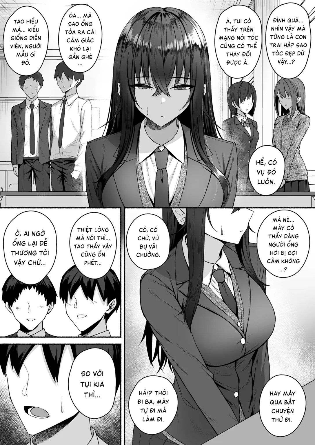 HentaiVN.net - Ảnh 11 - Tôi với đám gyaru bị đảo ngược giới tính - Chương 1: Tôi dần thức tỉnh bản năng phái nữ (Gộp chương)