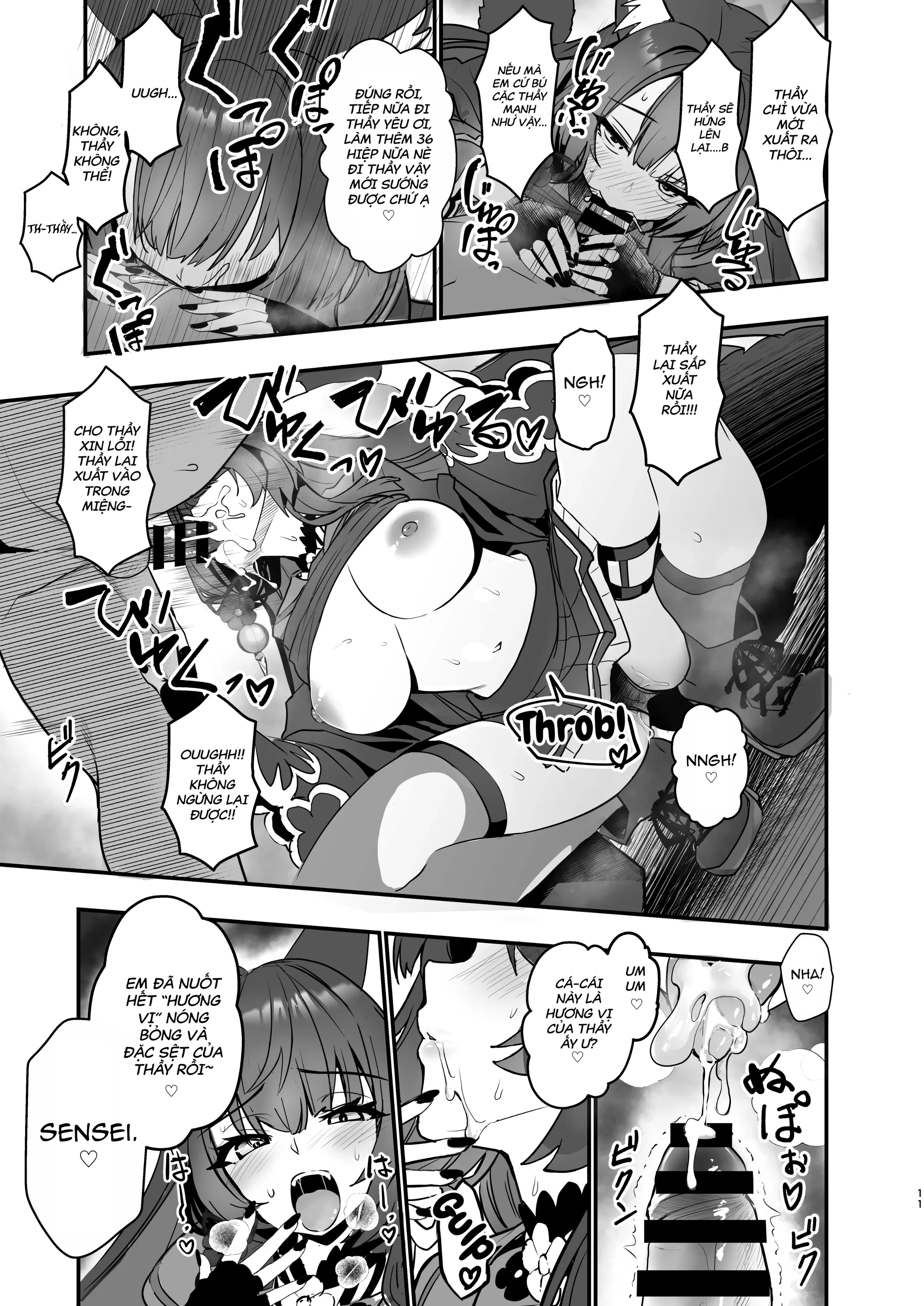 HentaiVN.net - Ảnh 11 - Ông thầy bất lực bị con cáo vắt - Chap 1