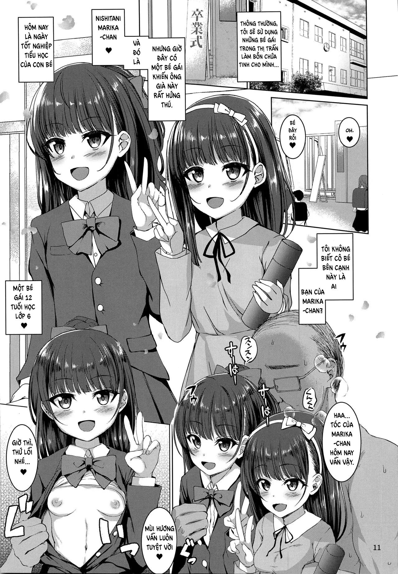 HentaiVN.net - Ảnh 10 - Ông già với khả năng ngưng đọng thời gian [Hontou ni Ita!! Jikan Teishi Oji-san] - Oneshot