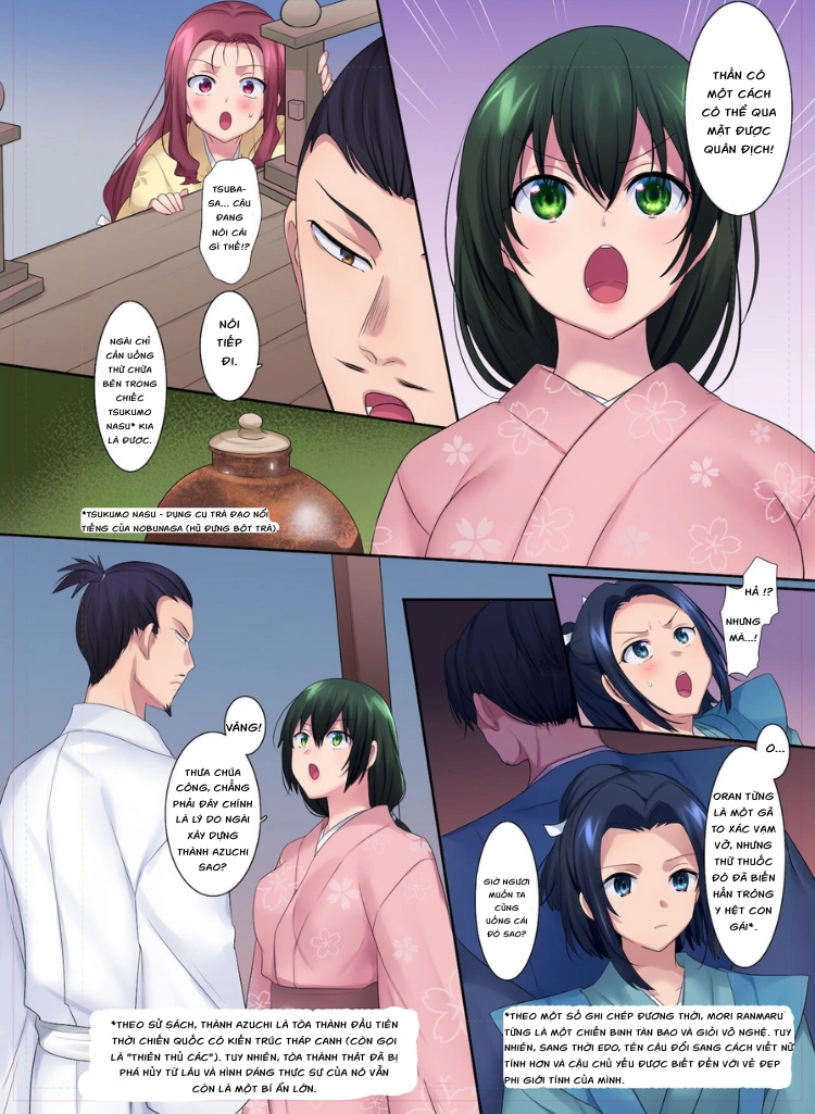 HentaiVN.net - Ảnh 10 - Sự biến đổi của Honnoji ~Nobunaga bị biến thành một cô gái - Oneshot
