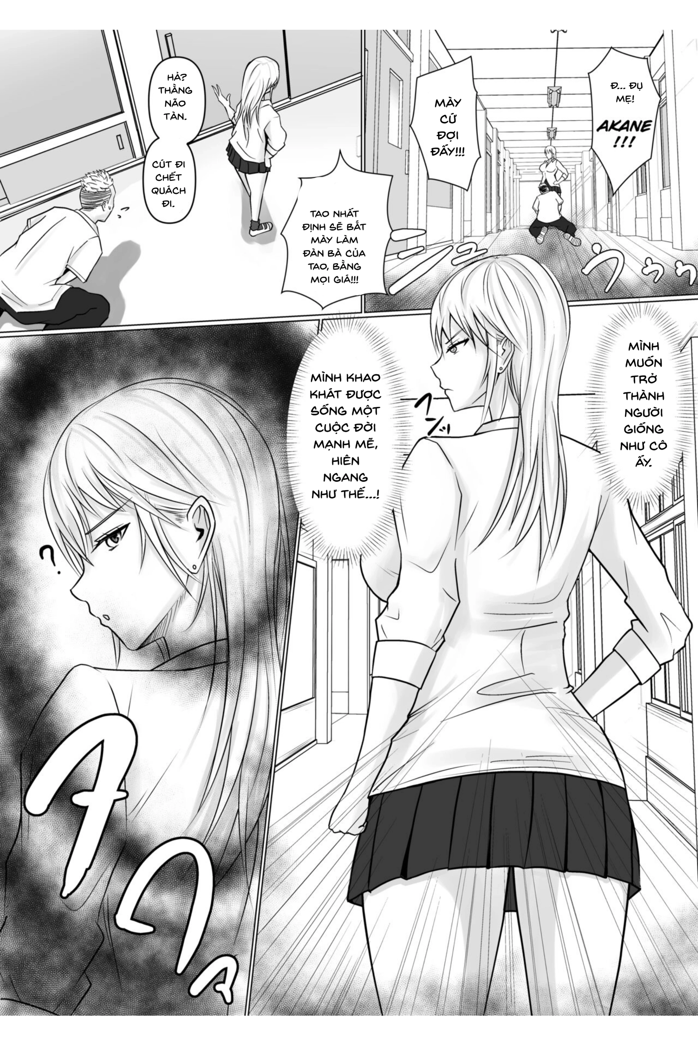 HentaiVN.net - Ảnh 11 - Tôi Nhập Hồn Vào Cô Nàng Yankee (Đầu Gấu) Trong Lớp - Chap 1