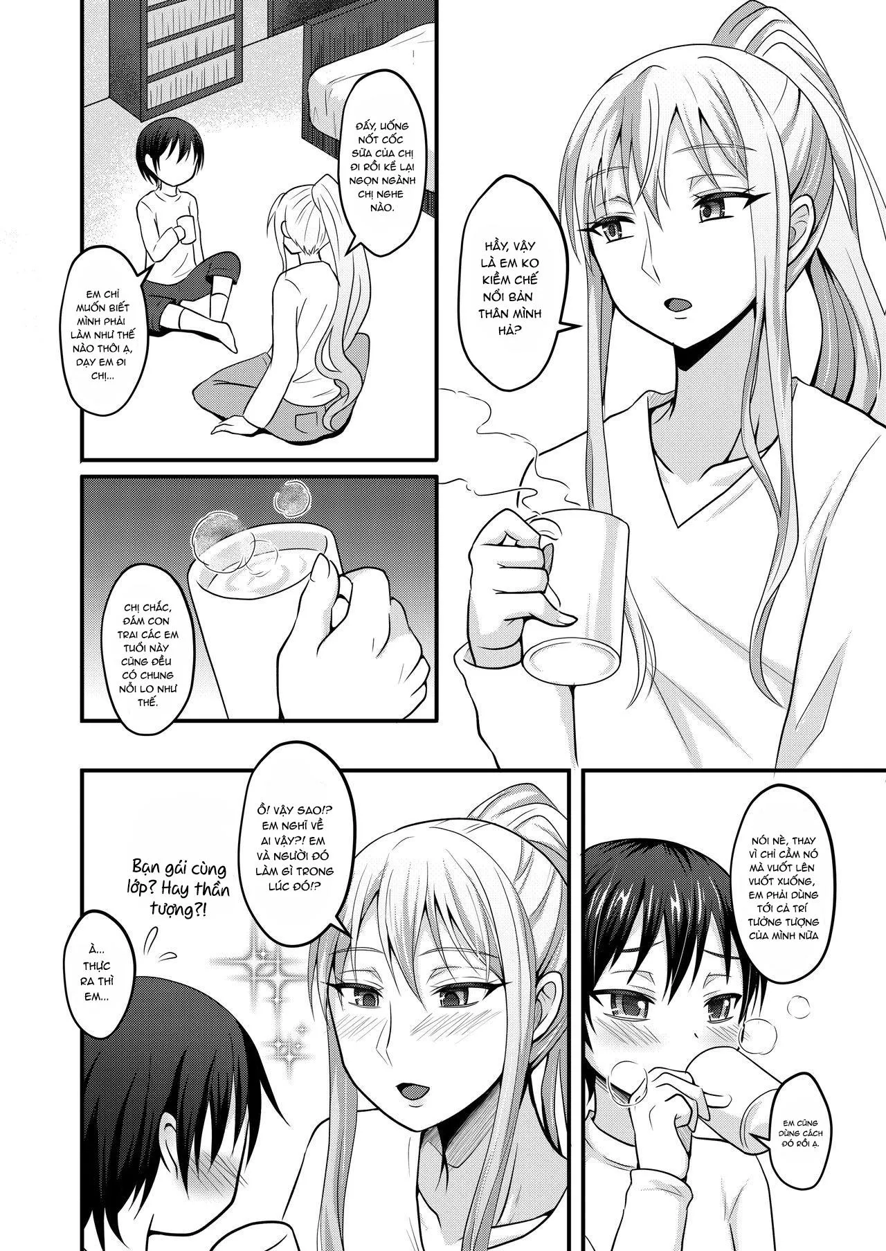 HentaiVN.net - Ảnh 10 - Amaetagari na Otouto wa Onee-chan Banare ga Dekinai - Oneshot