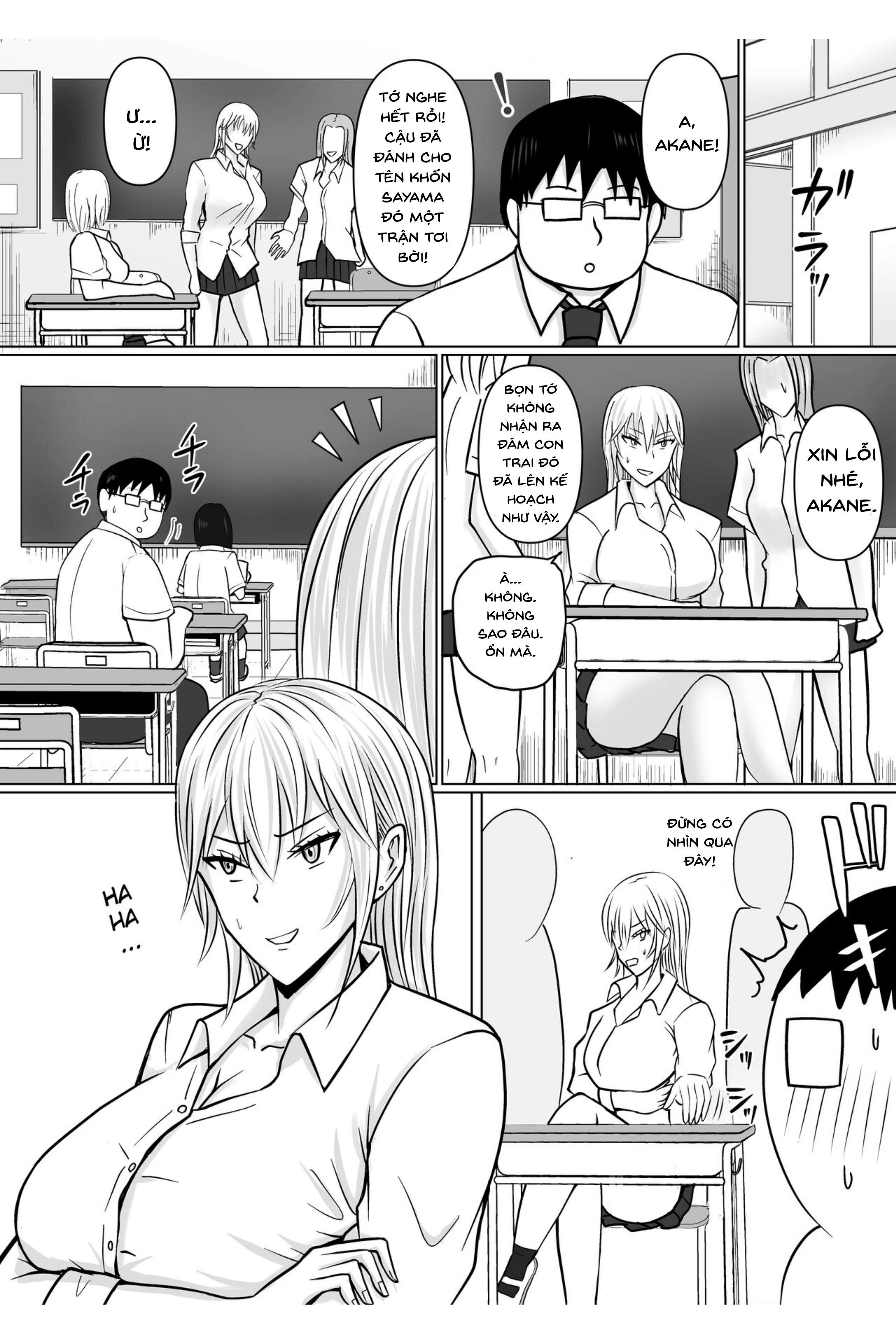 HentaiVN.net - Ảnh 10 - Tôi Nhập Hồn Vào Cô Nàng Yankee (Đầu Gấu) Trong Lớp - Chap 3