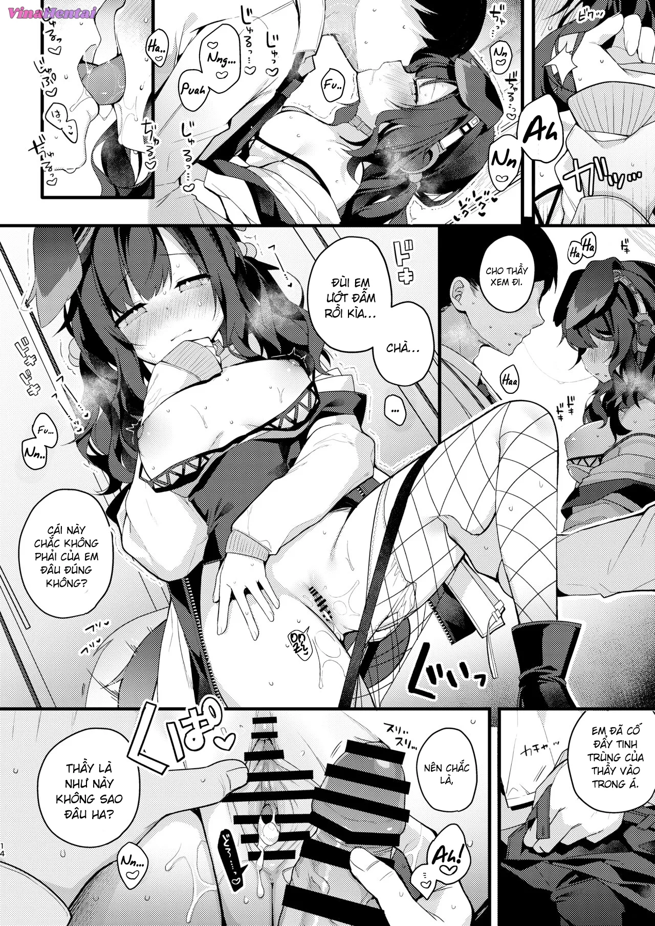 HentaiVN.net - Ảnh 11 - Nekozuka Hibiki hôm nay cũng không thể từ chối. - One shot khô dái