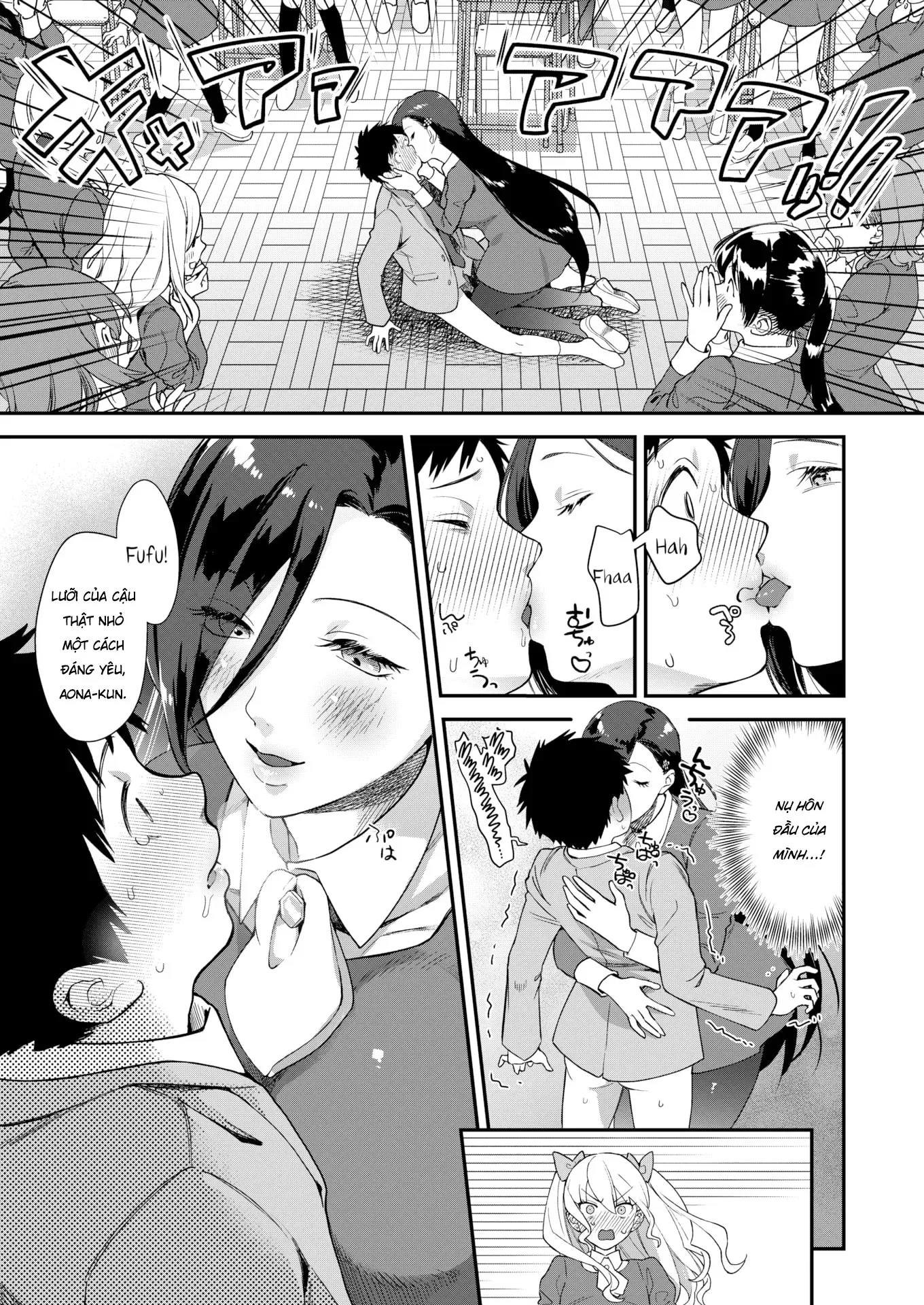 HentaiVN.net - Ảnh 10 - Nữ Vương Học Đường - Chap 1