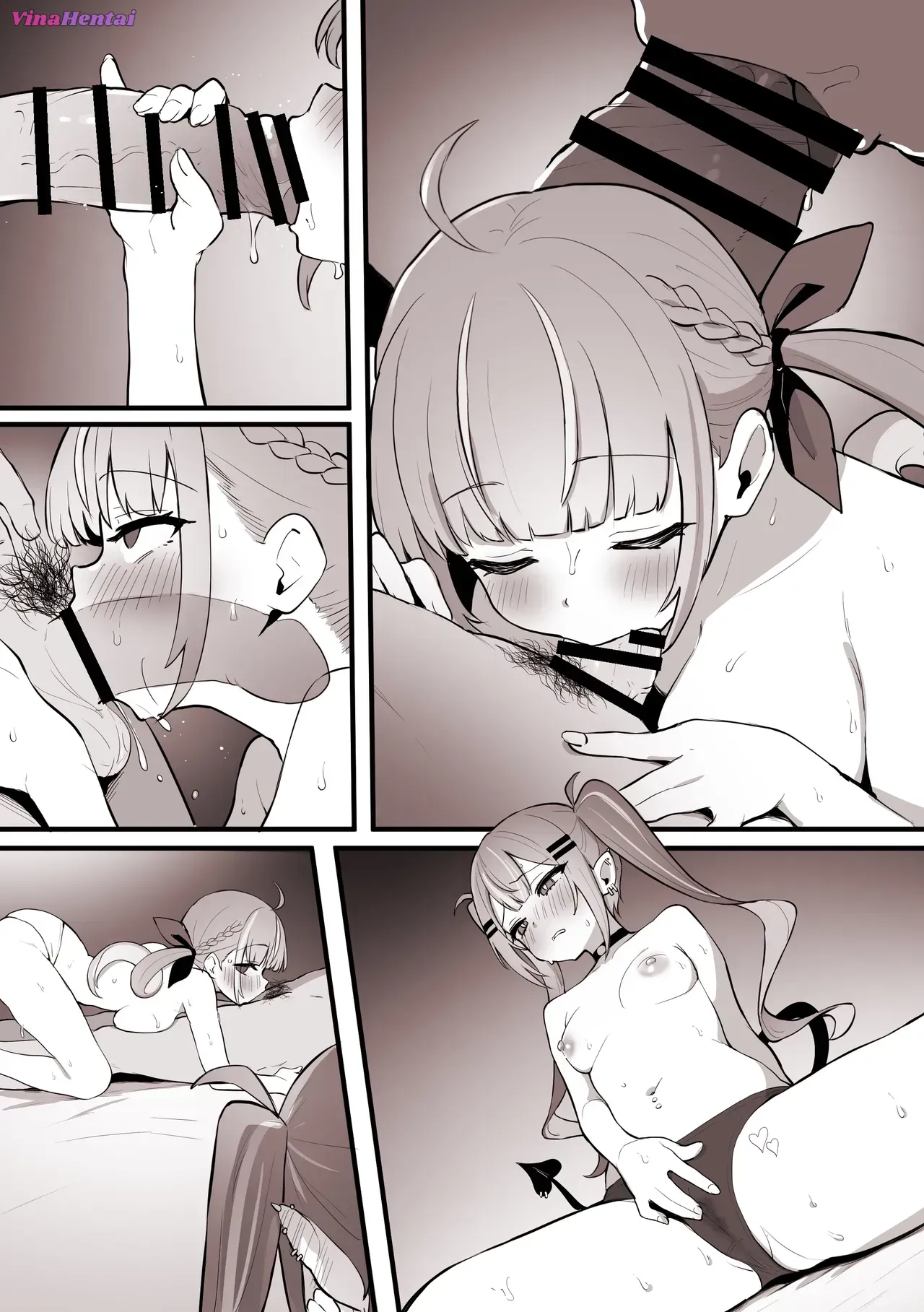 HentaiVN.net - Ảnh 11 - Tổng hợp Oneshot (Hololive) của Kokemomo - Aqua tự mãn, Towa ghen tị