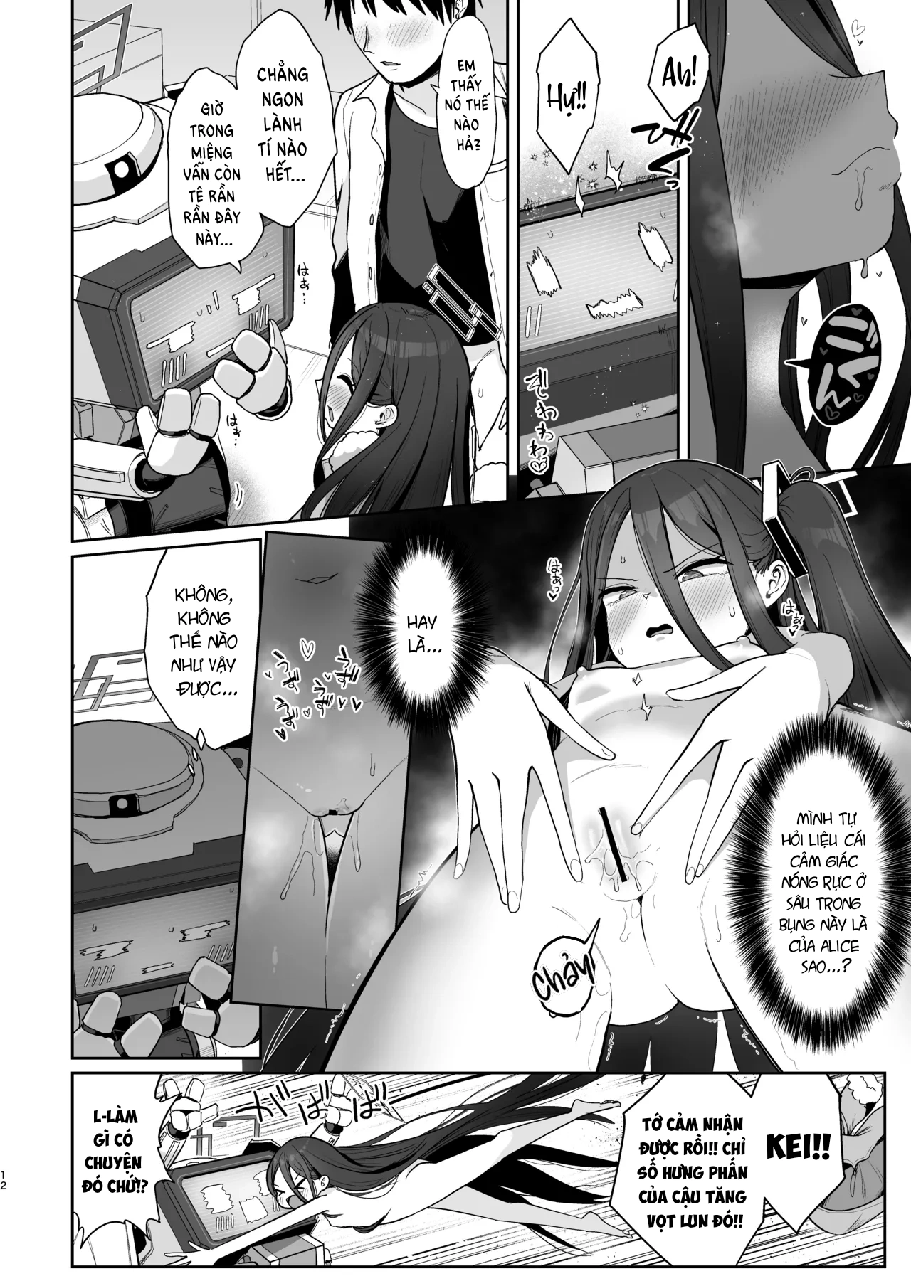 HentaiVN.net - Ảnh 11 - Alice & Kei, Thăng hoa đến cực hạng - Threesome 2 con robot 🤖