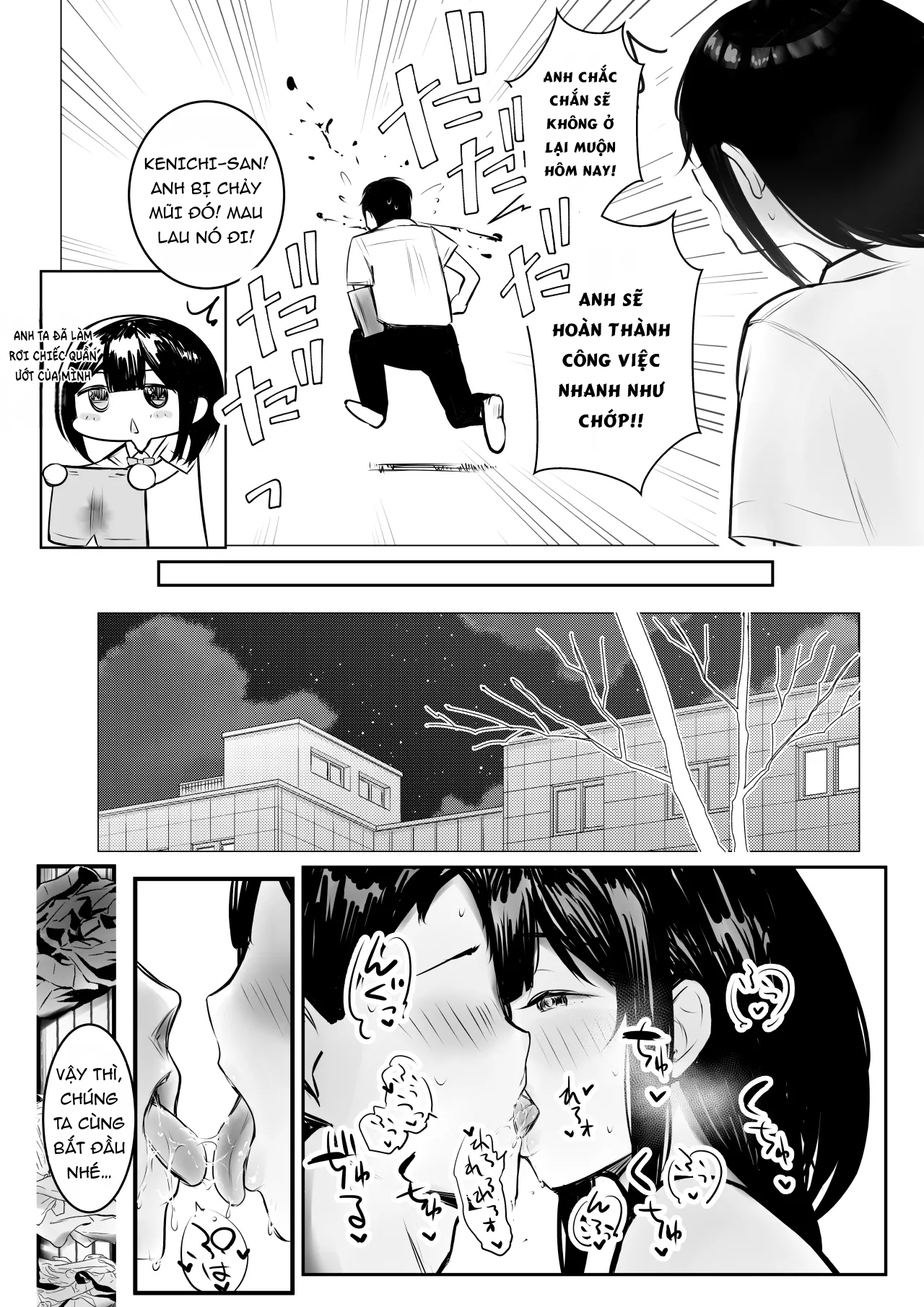HentaiVN.net - Ảnh 11 - Boku dake ni Amaesasete Kureru Kyonyuu JK Tsuma o Hoka no Otoko ni Dakasete Mita - Chap 9