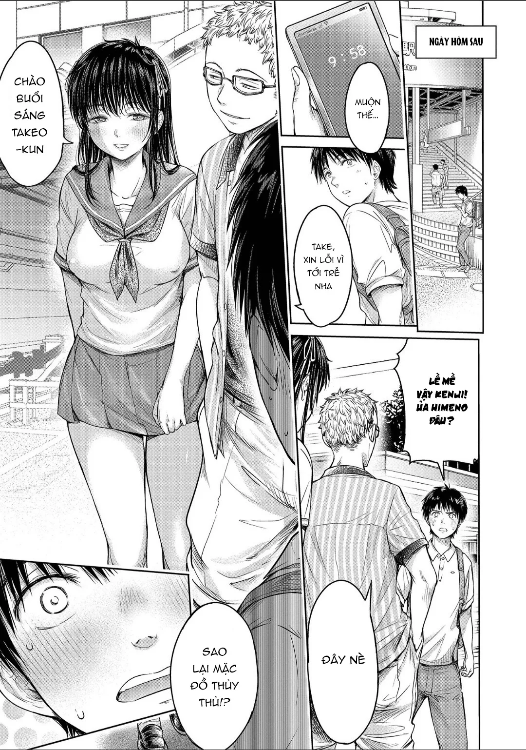 HentaiVN.net - Ảnh 8 - Thằng bạn chí cốt ra trong crush của tôi trước khi tôi kịp tỏ tình... [Kanojo ni Kokuhaku Suru Mae ni Tomodachi ni Nakadashi Sareta...; 彼女に告白する前に友達に中出しされた…] - Chap 5
