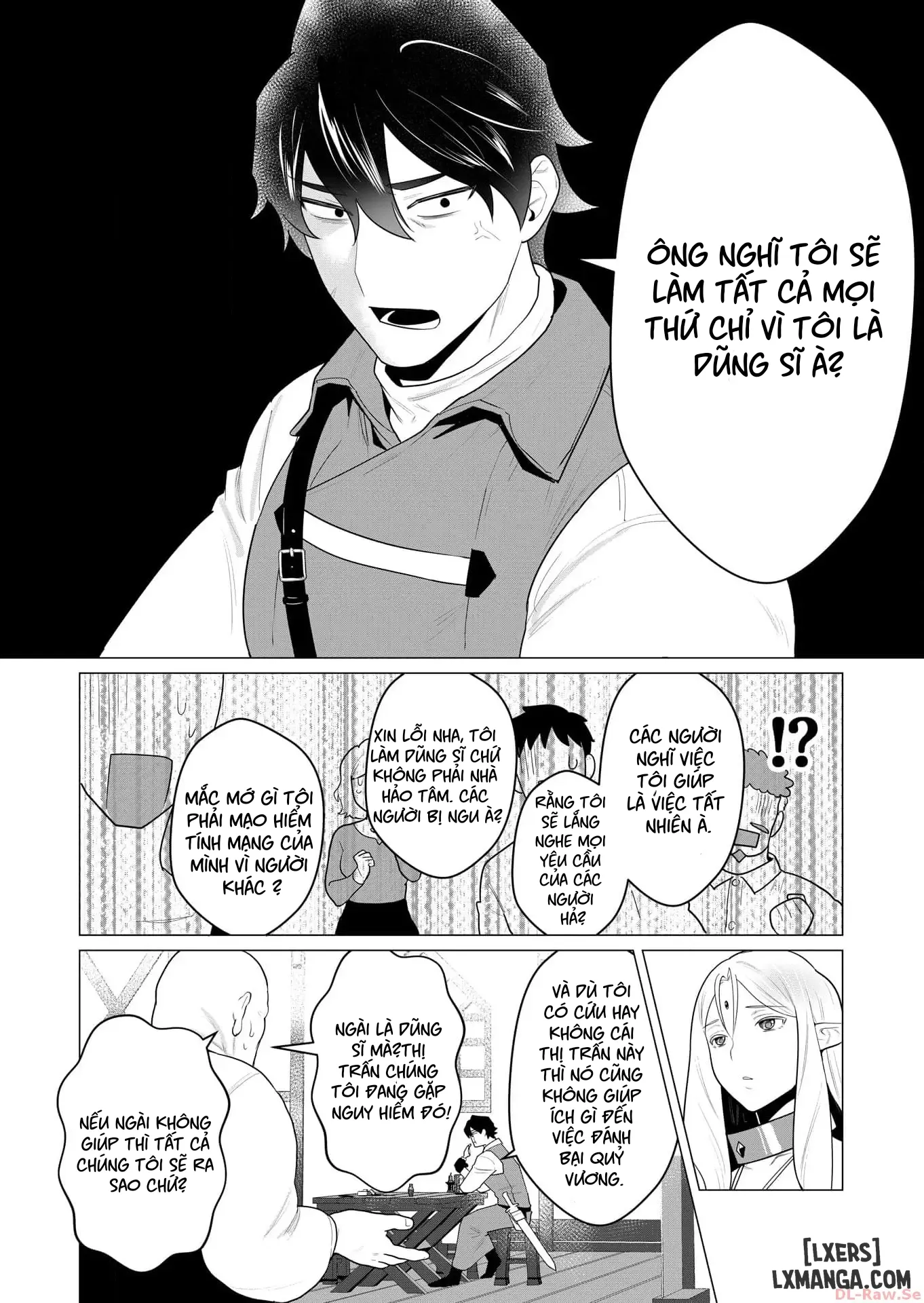HentaiVN.net - Ảnh 10 - Vị Anh Hùng Muốn “Vợ Người Ta” Làm Phần Thưởng - Chap 1 : Dũng sĩ x Elf