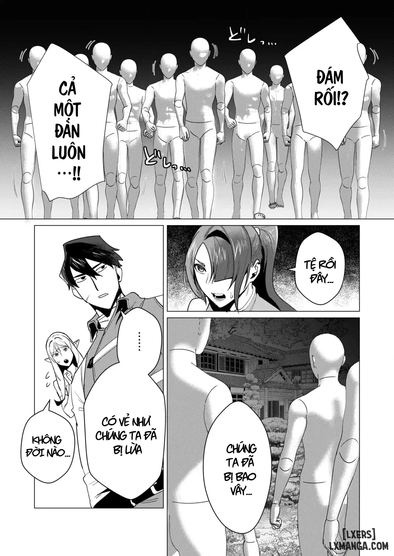 HentaiVN.net - Ảnh 10 - Vị Anh Hùng Muốn “Vợ Người Ta” Làm Phần Thưởng - Chap 7: Dũng Sĩ x Làng Rối (Phần 2)