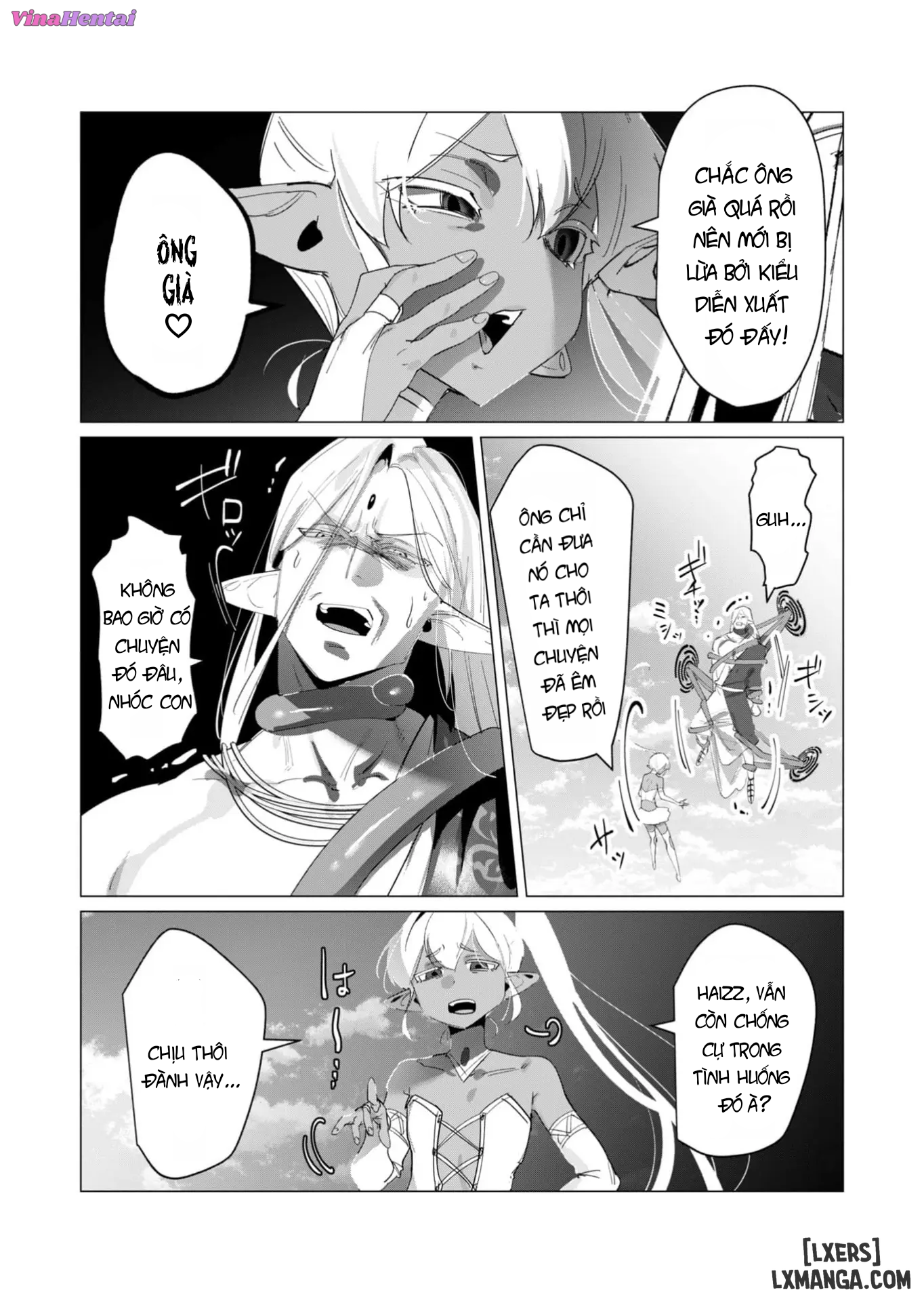HentaiVN.net - Ảnh 10 - Vị Anh Hùng Muốn “Vợ Người Ta” Làm Phần Thưởng - Chap 18 : Dũng Sĩ và lời nguyền Dark Elf (Phần 5)