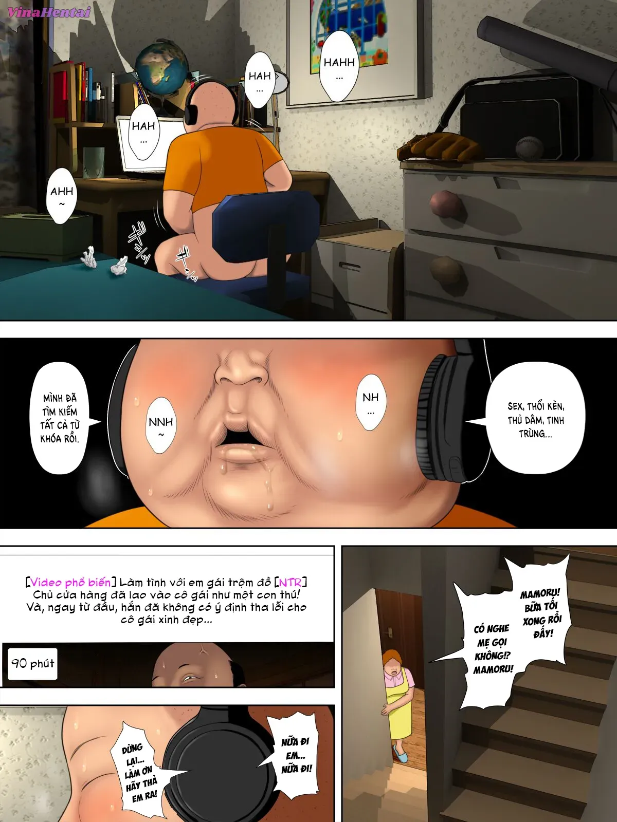 HentaiVN.net - Ảnh 10 - Manbiki Mama to Tencho no Musuko [Shoplifting Mom And Store Manager's Son] - Chap 1.2