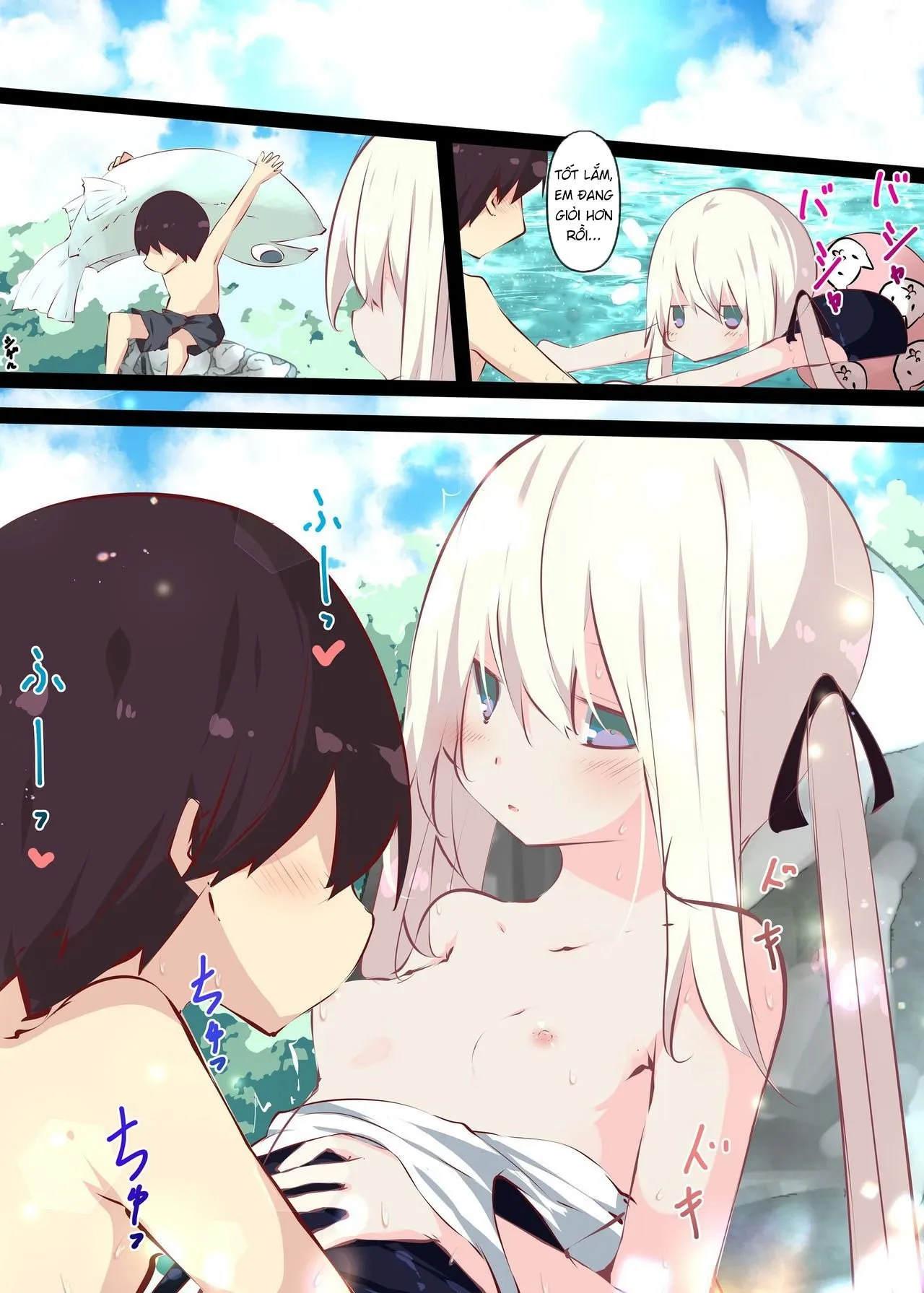 HentaiVN.net - Ảnh 10 - Natsuyasumi dakara Muteikou na Itoko ni Chinko Ireru Hanashi - Chap 3
