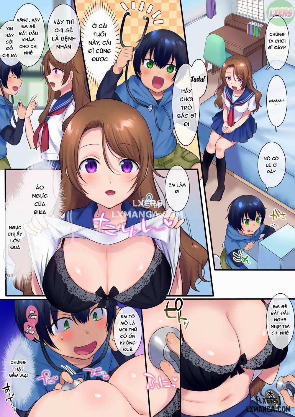 HentaiVN.net - Ảnh 11 - Bị Truck-San Hôn Quay Lại Quá Khứ Đụ Nát Lồn Của Bà Chị Dú Bự! [Kako ni Modotte Akogare no Onee-san o Netottemita; I Went Back In Time To Do NTR With My Beloved Onee-san] - Oneshot