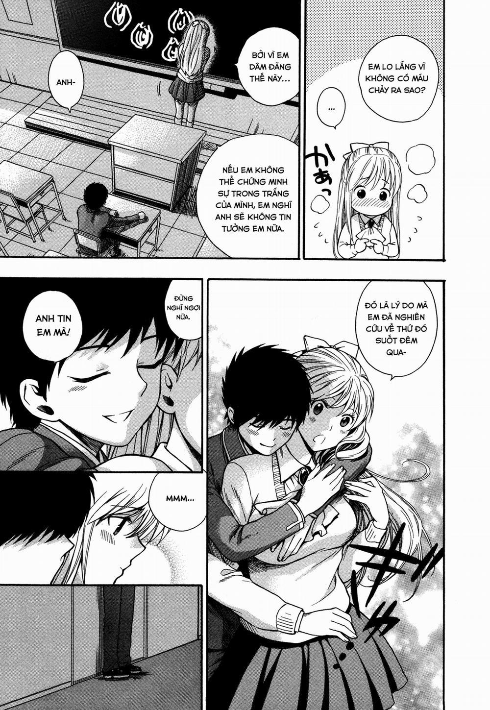 HentaiVN.net - Ảnh 11 - Hen Koi - Nhật kí tan trường [Hen Koi - The After School Diary, The Secret Love At Dust] - Chương 7 Đó thực sự là lần đầu của em
