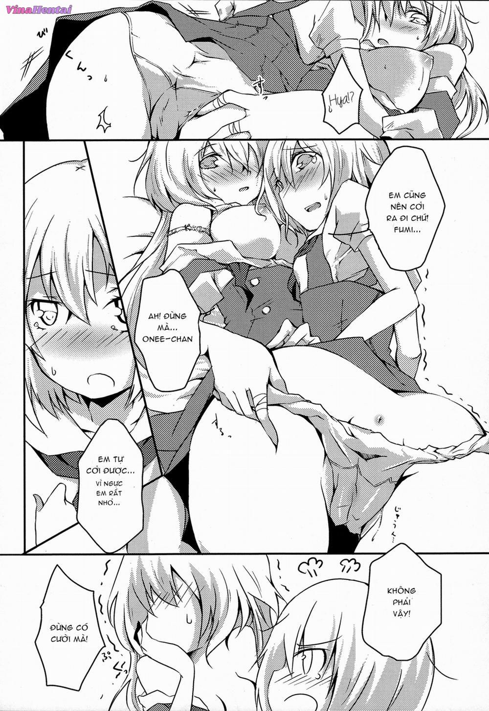 HentaiVN.net - Ảnh 10 - Đến gần với em nào! [Oneechan to Issho (Momo Yuri ~Forbidden Sisters~)] - Oneshot