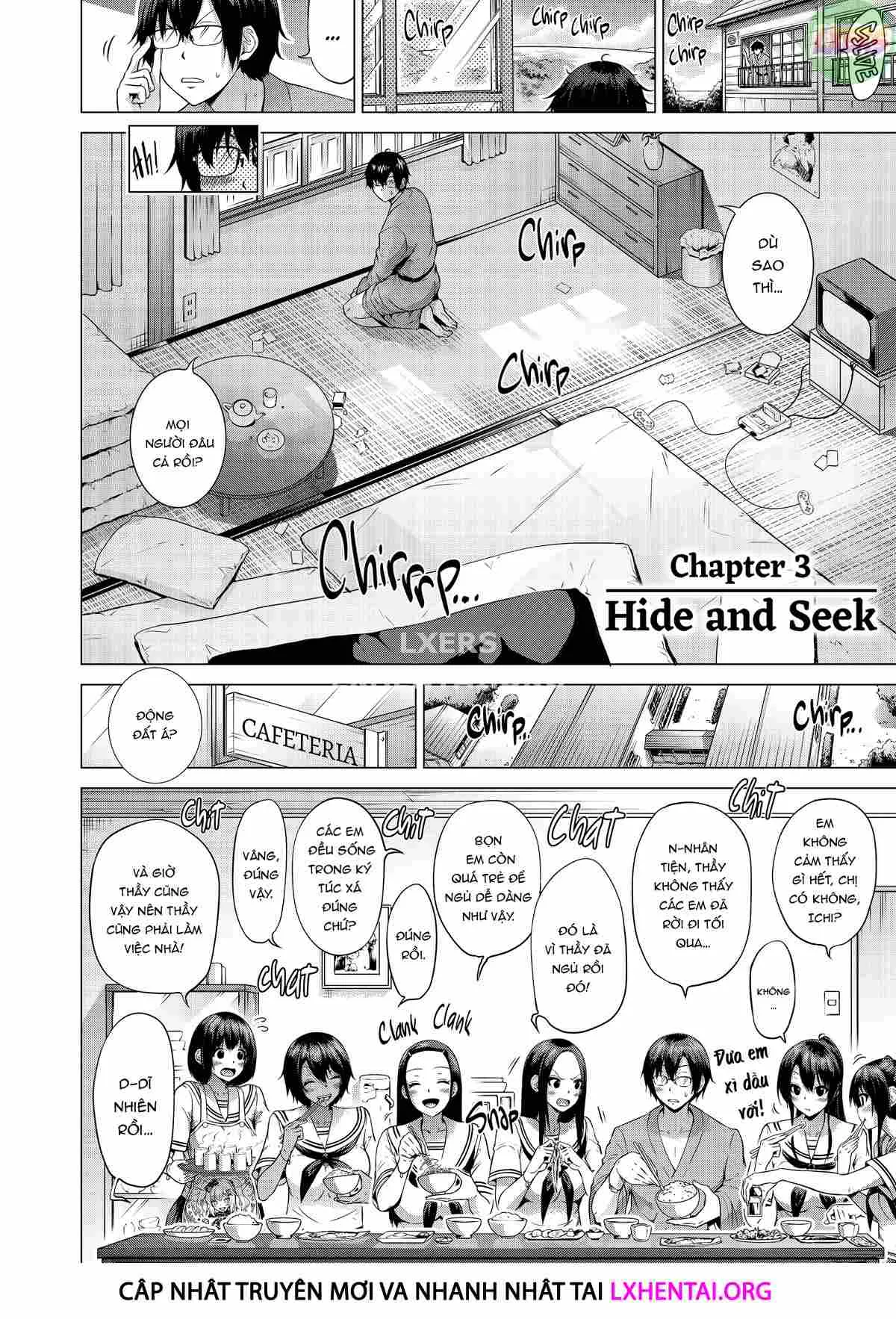 HentaiVN.net - Ảnh 8 - Thiên đường của Nanaka ~ Ngôi trường vùng quê với dàn harem mỹ nữ - Chap 3: Hide and Seek