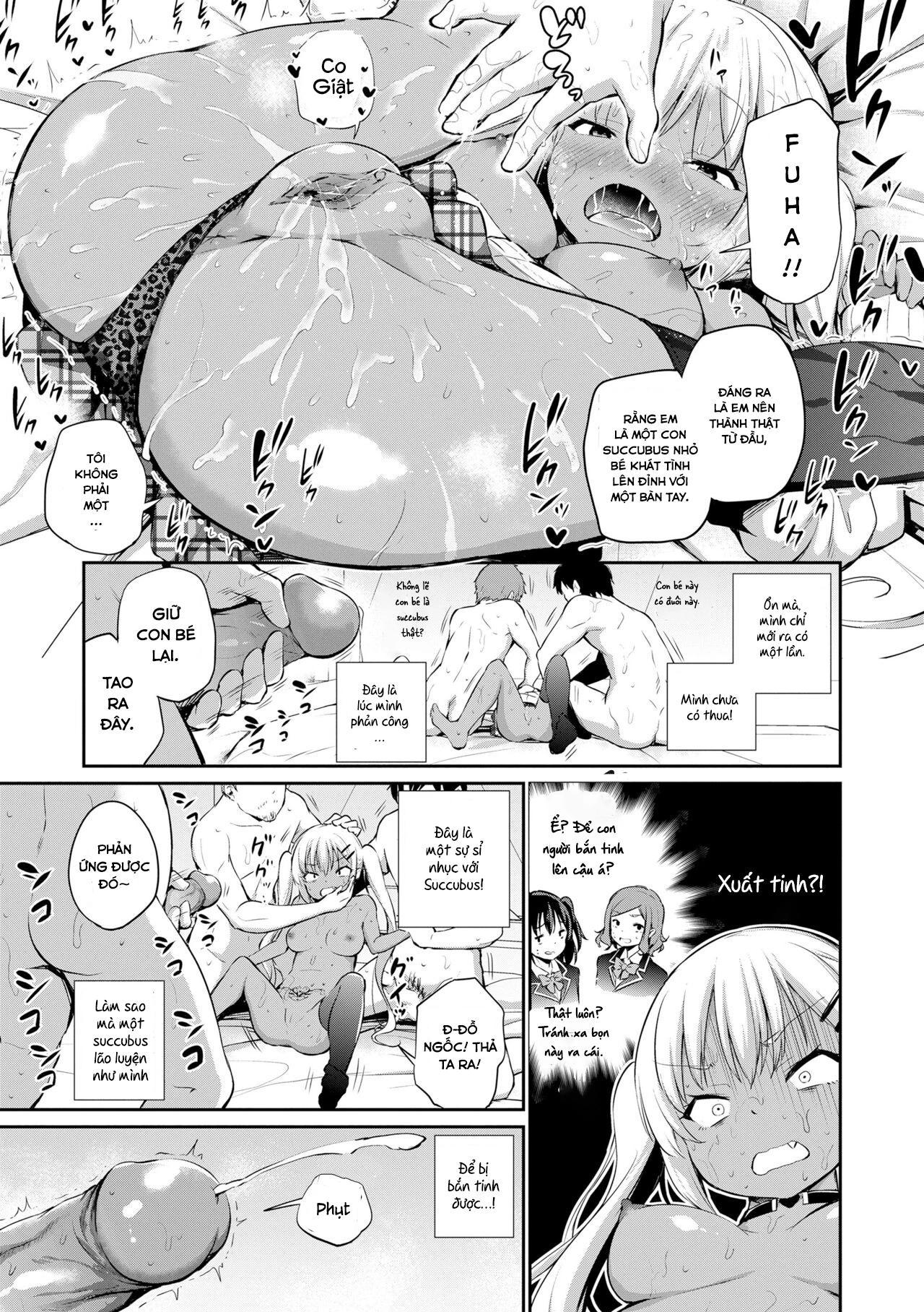 HentaiVN.net - Ảnh 11 - Địt tập thể bé succubus - Oneshot