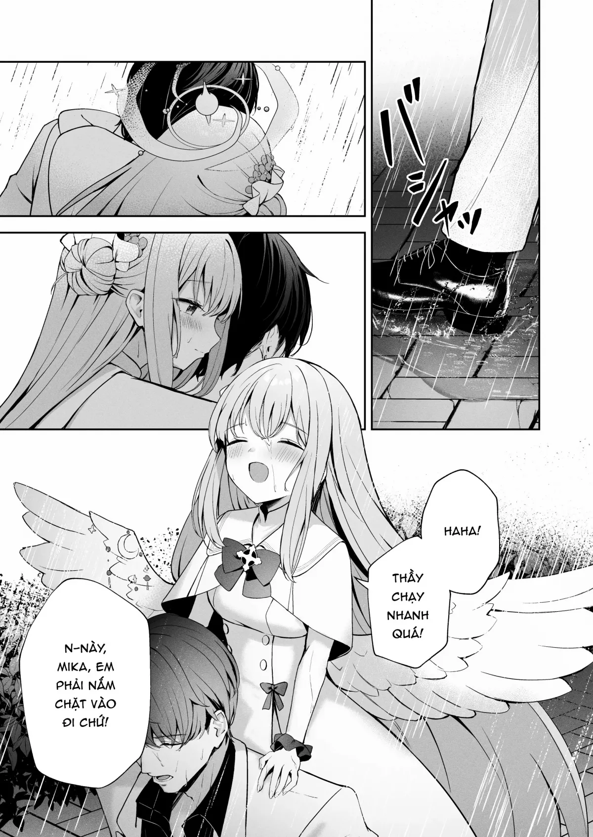 HentaiVN.net - Ảnh 10 - Tia nắng của khuyết trăng [Mikazuki no Pierce Hole; Pierce Hole of The Cresent Moon] - Oneshot
