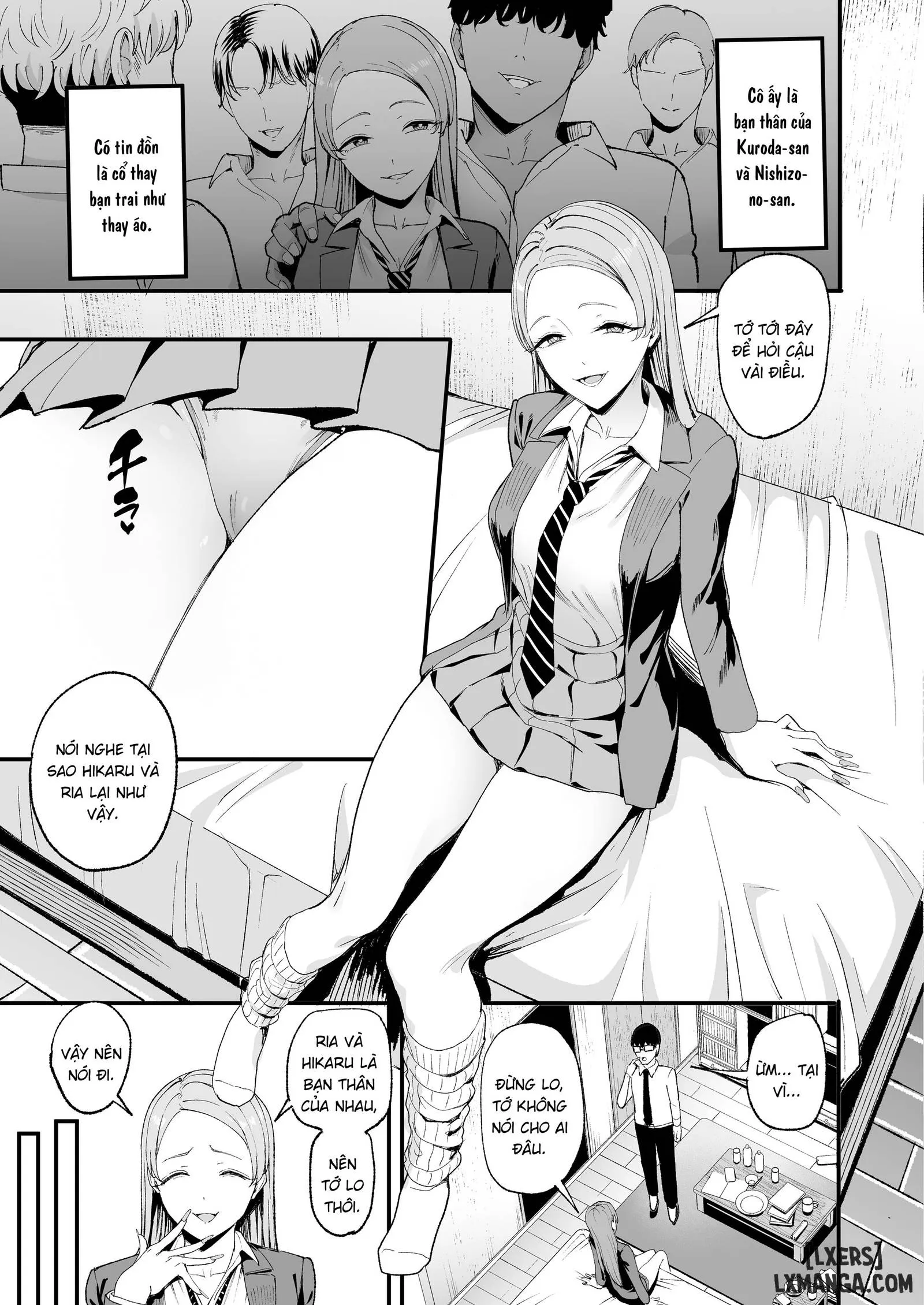 HentaiVN.net - Ảnh 10 - 4. Cô nàng gyaru cho phép tôi bulul cô ấy 4 - Chap 1