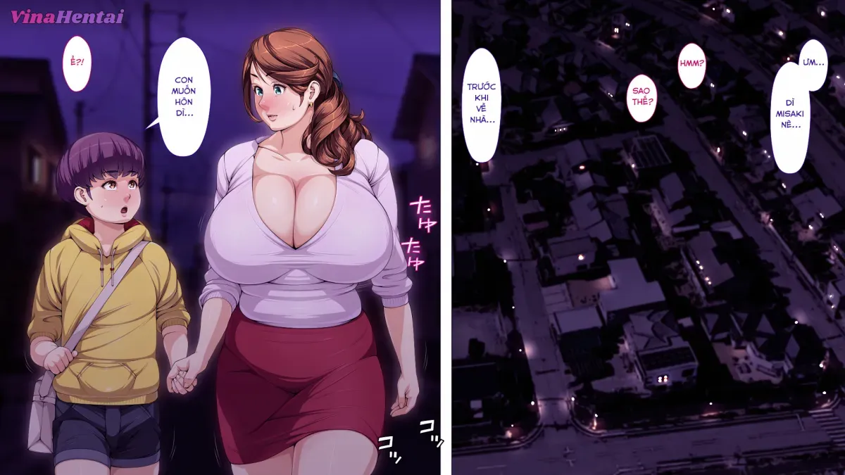 HentaiVN.net - Ảnh 10 - Oba-san to Boku no H na Obenkyou - Chap 12