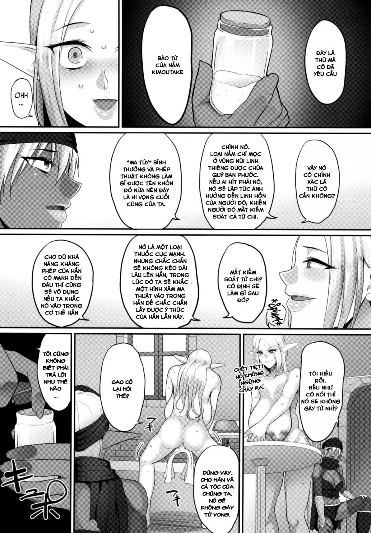 HentaiVN.net - Ảnh 10 - Takabisha Elf Kyousei Konin - Chap 3