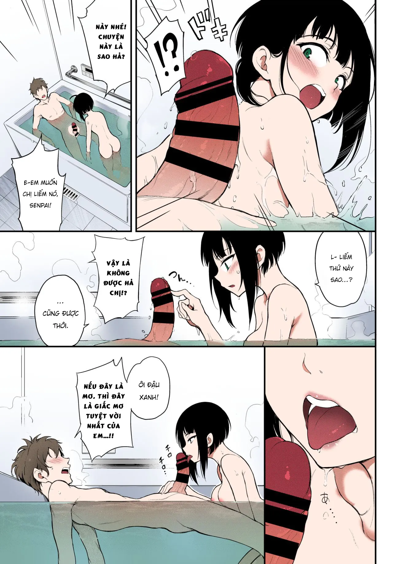 HentaiVN.net - Ảnh 10 - Senpai Lạnh Lùng ❤  - Chap 2 Full màu