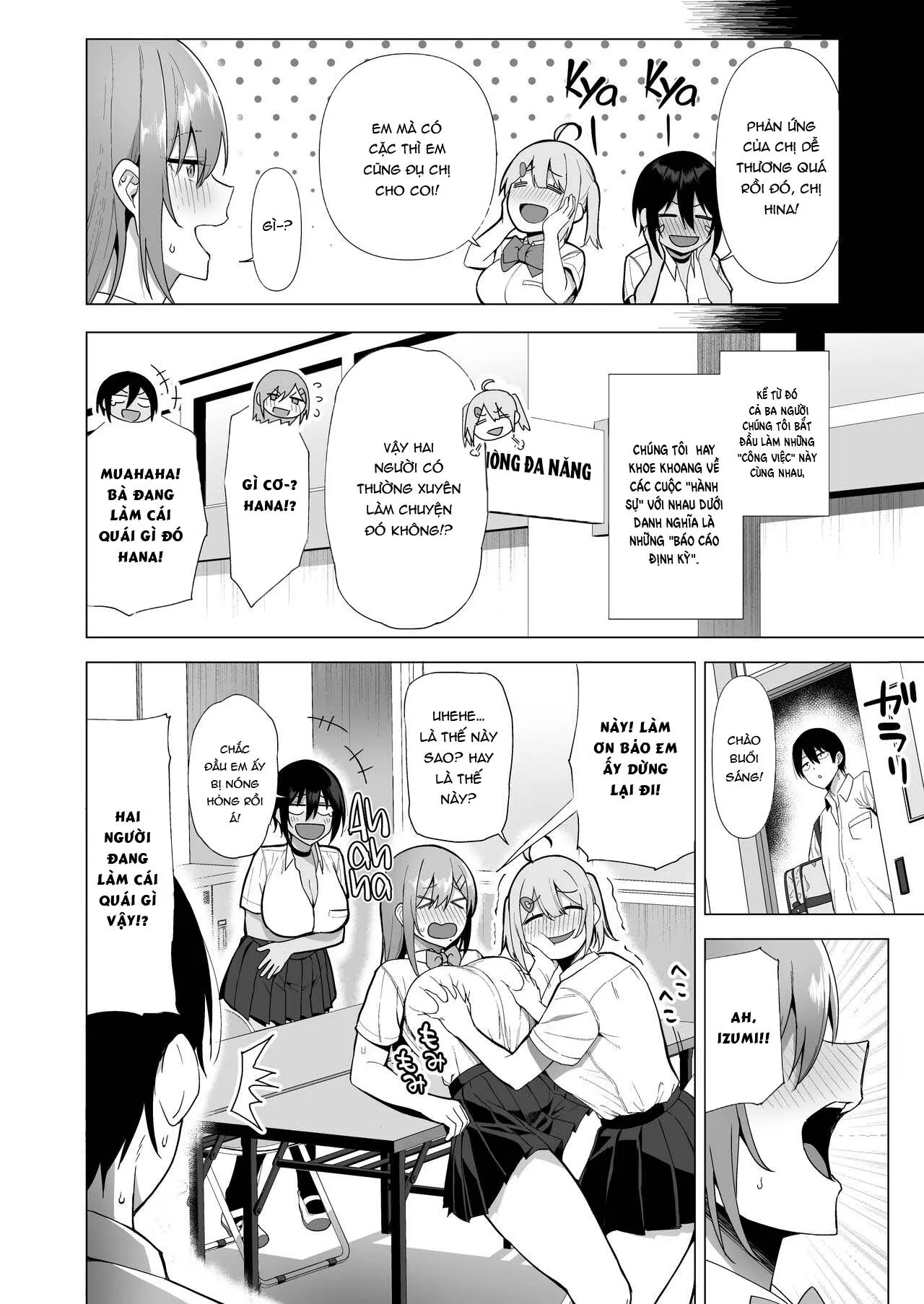 HentaiVN.net - Ảnh 10 - Fuuki Iin To Fuuzoku Katsudou [SEX ACTS With A Member Of The Public Moral Committee] - Chap 4.2