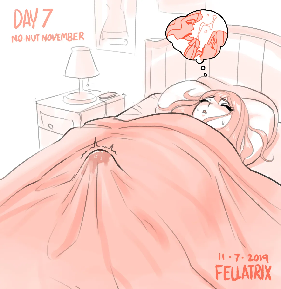 HentaiVN.net - Ảnh 9 - Sarah's No Nut November [Nhật Ký No Nut November của Sarah!] - Chap 1 - 15 Ngày Đầu Tiên