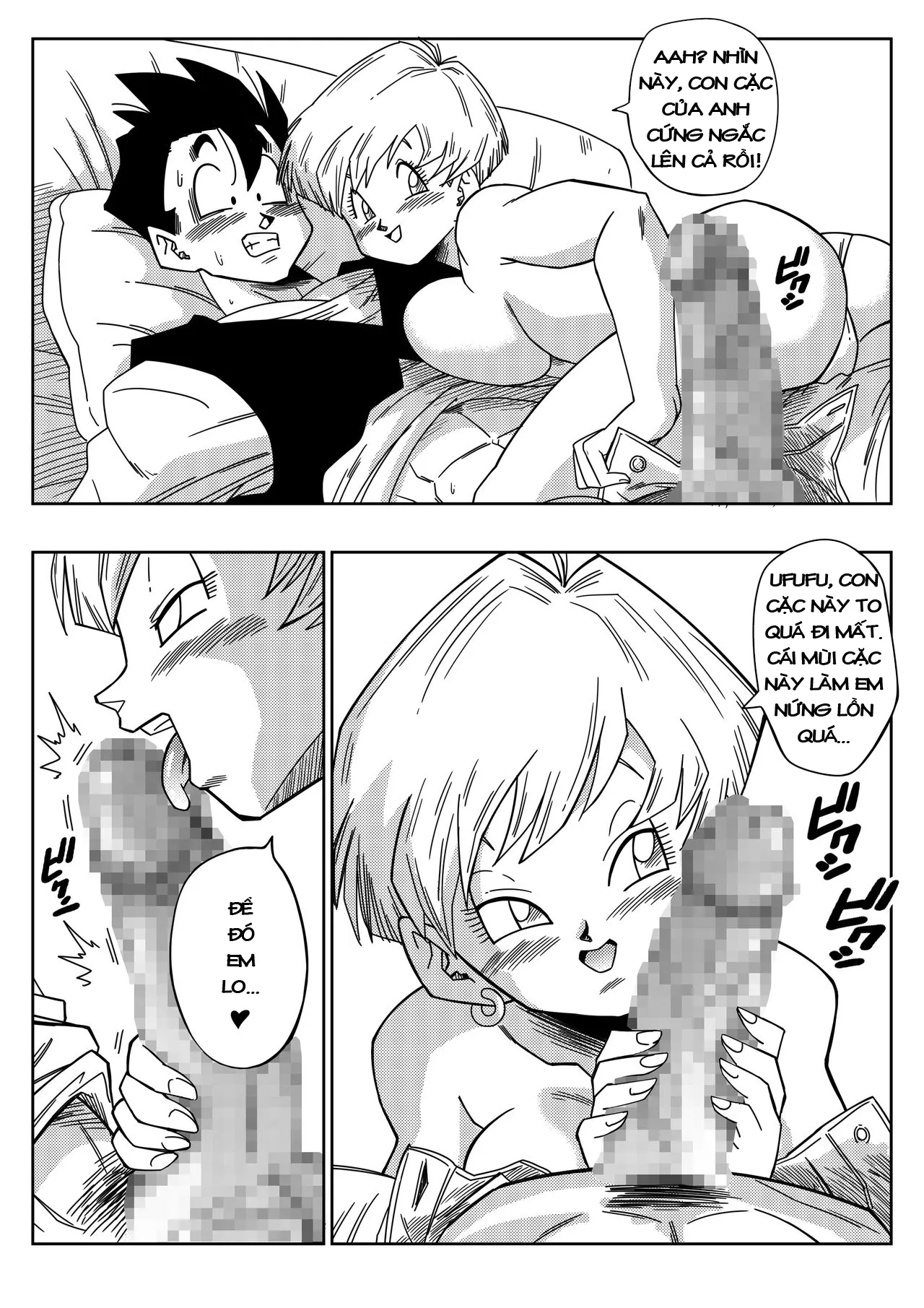 HentaiVN.net - Ảnh 10 - Cặc Hóa Siêu Xayda Đại Chiến Với Những Cái Lồn Xinh [Love Triangle Z] - Chap 1: Đẹp trai khoai to thì gái tự bu đến (Có che)