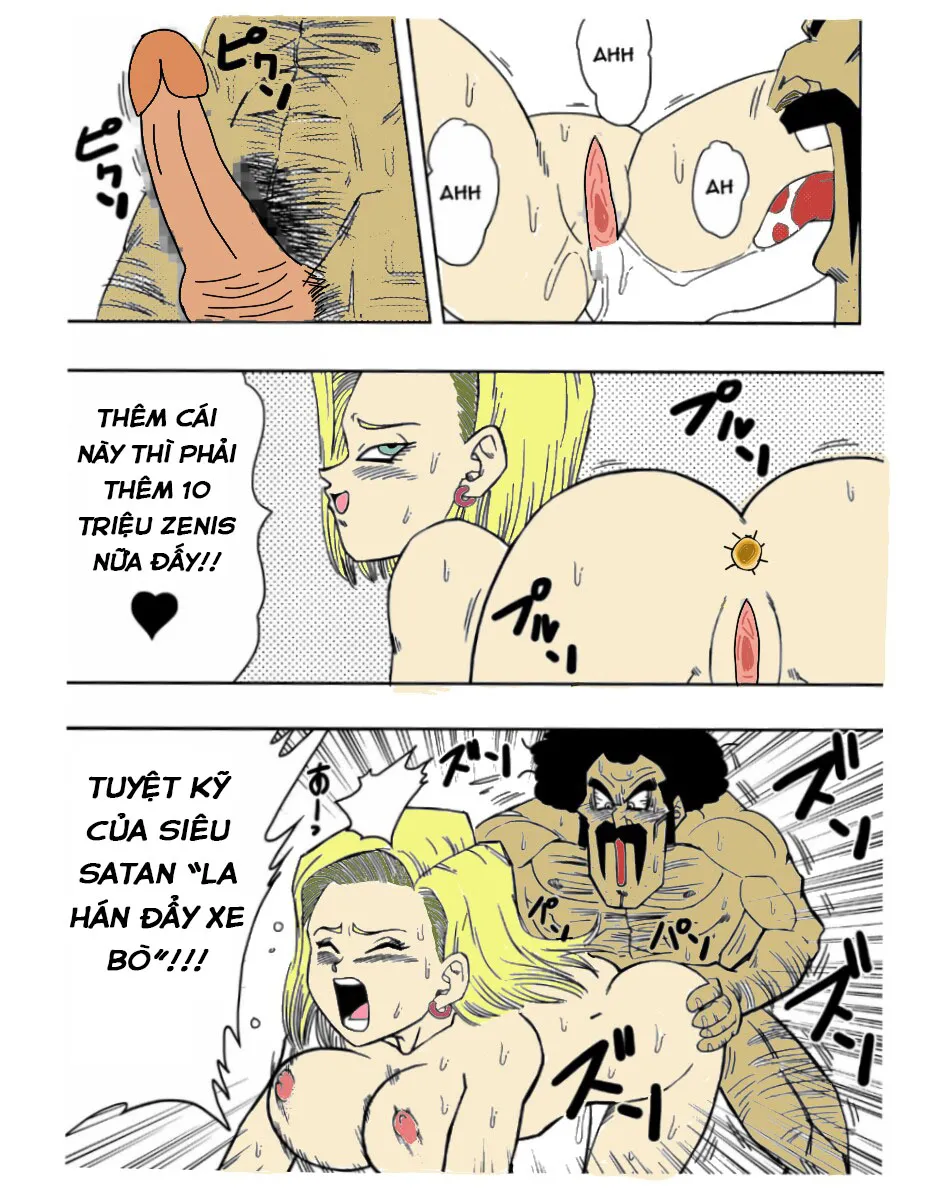 HentaiVN.net - Ảnh 9 - 18-gou to Mister Satan!! Seiteki Sentou! (Dragon Ball Z) [Decensored] [Android N18 and Mr. Satan!! Sexual Intercourse Between Fighters!] - Oneshot