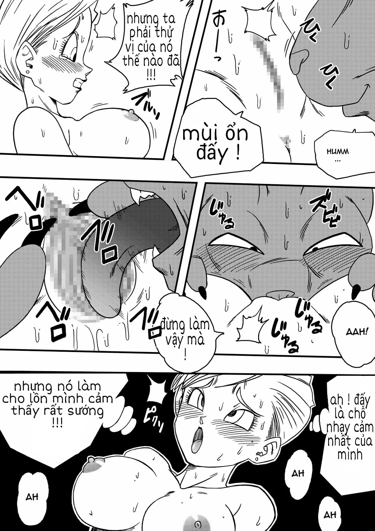 HentaiVN.net - Ảnh 9 - Dagonball (Beerus X Bulma Doujin) [Thần hủy diệt lầy lội] - Oneshot