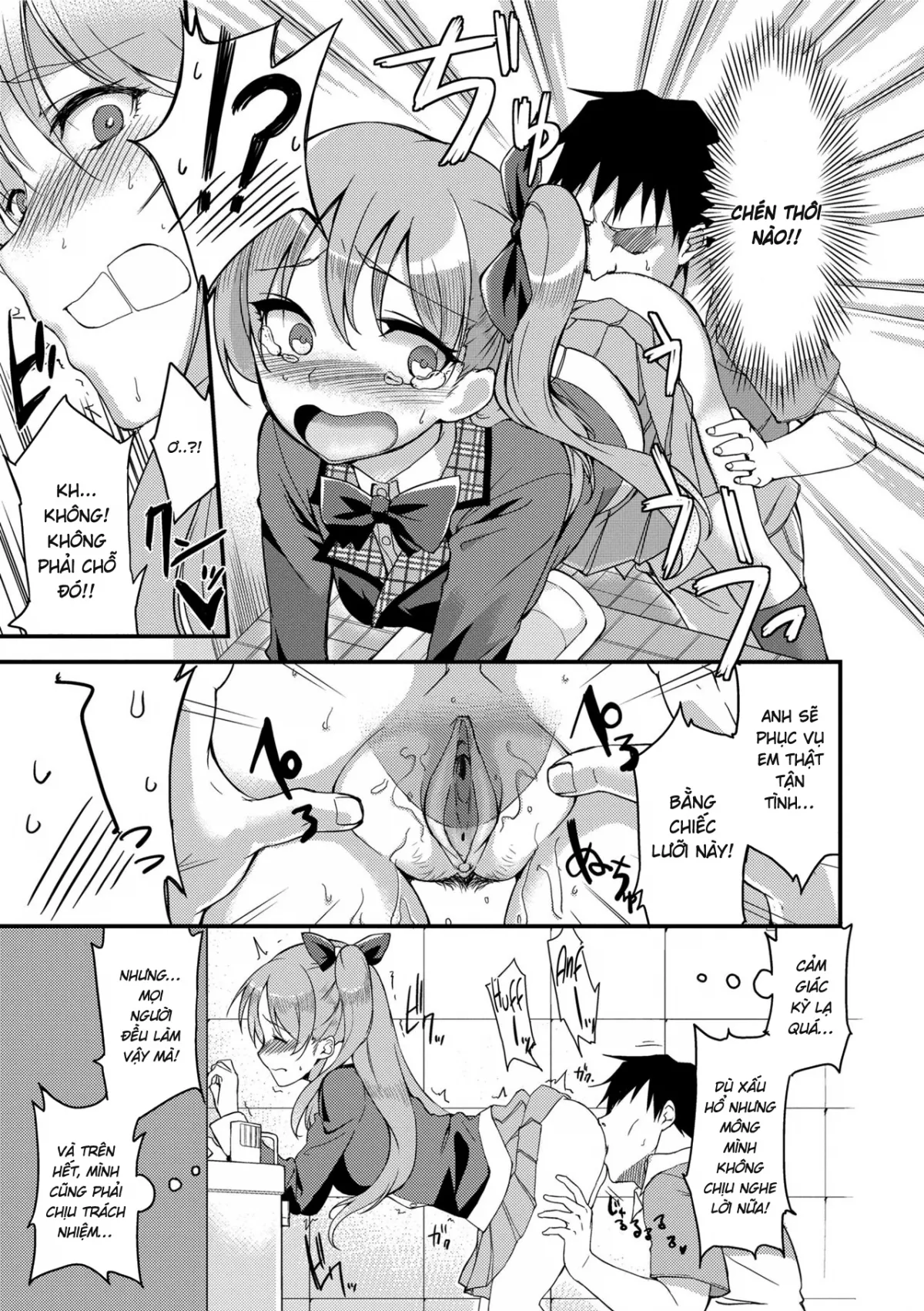 HentaiVN.net - Ảnh 9 - Ai ga Nakutemo Ecchi wa Dekiru! - Chap 9 : Hướng dẫn đi vệ sinh đúng cách