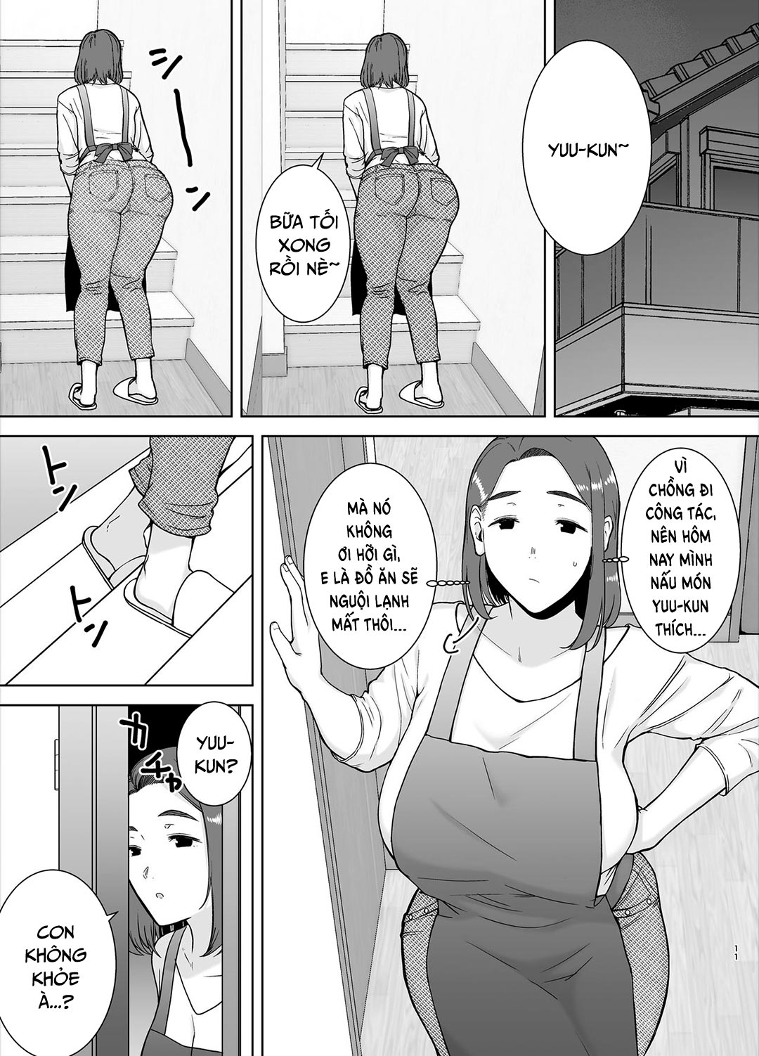 HentaiVN.net - Ảnh 10 - Mẹ chính là người tôi yêu! - Chap 1