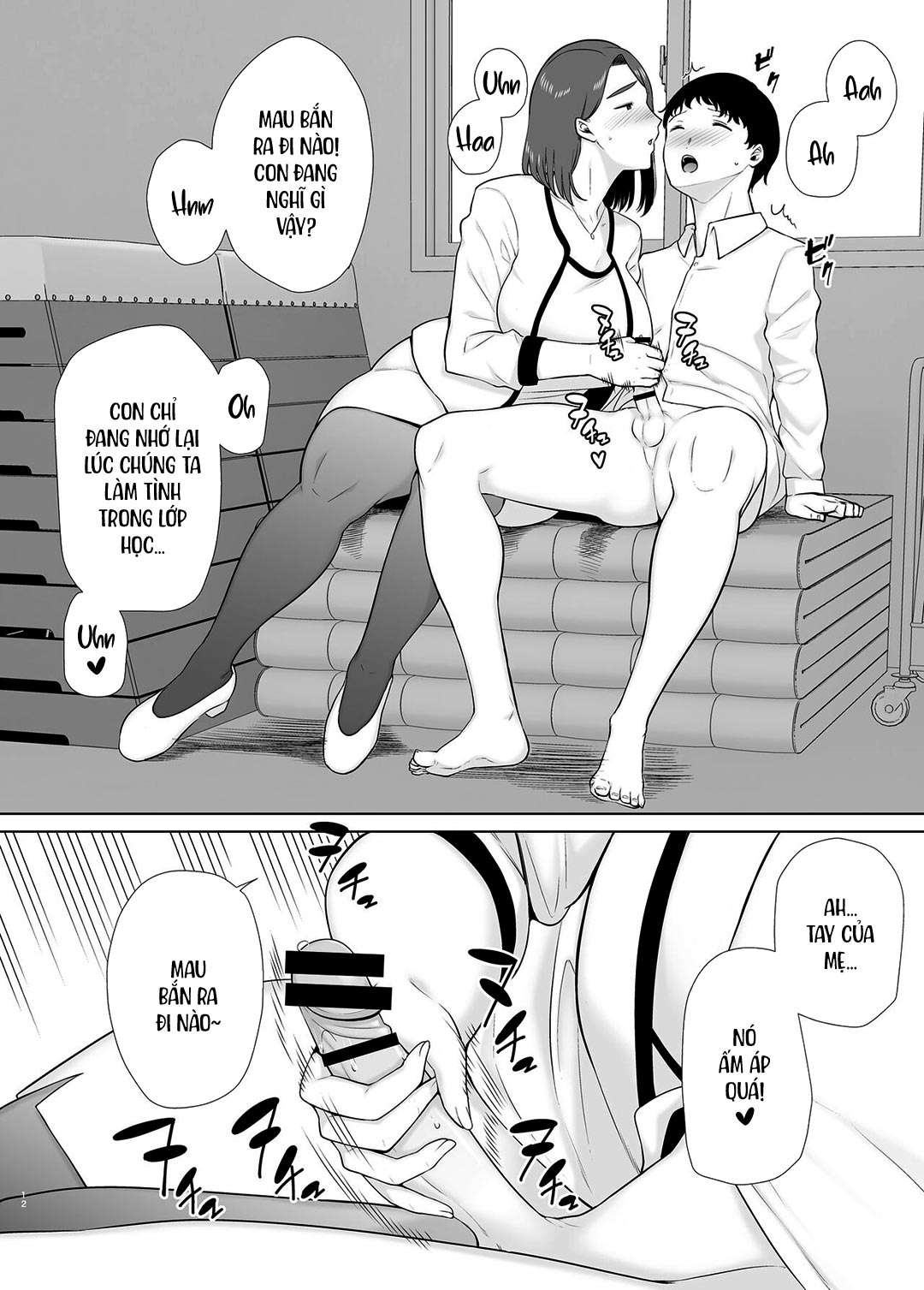 HentaiVN.net - Ảnh 11 - Mẹ chính là người tôi yêu! - Chap 7a