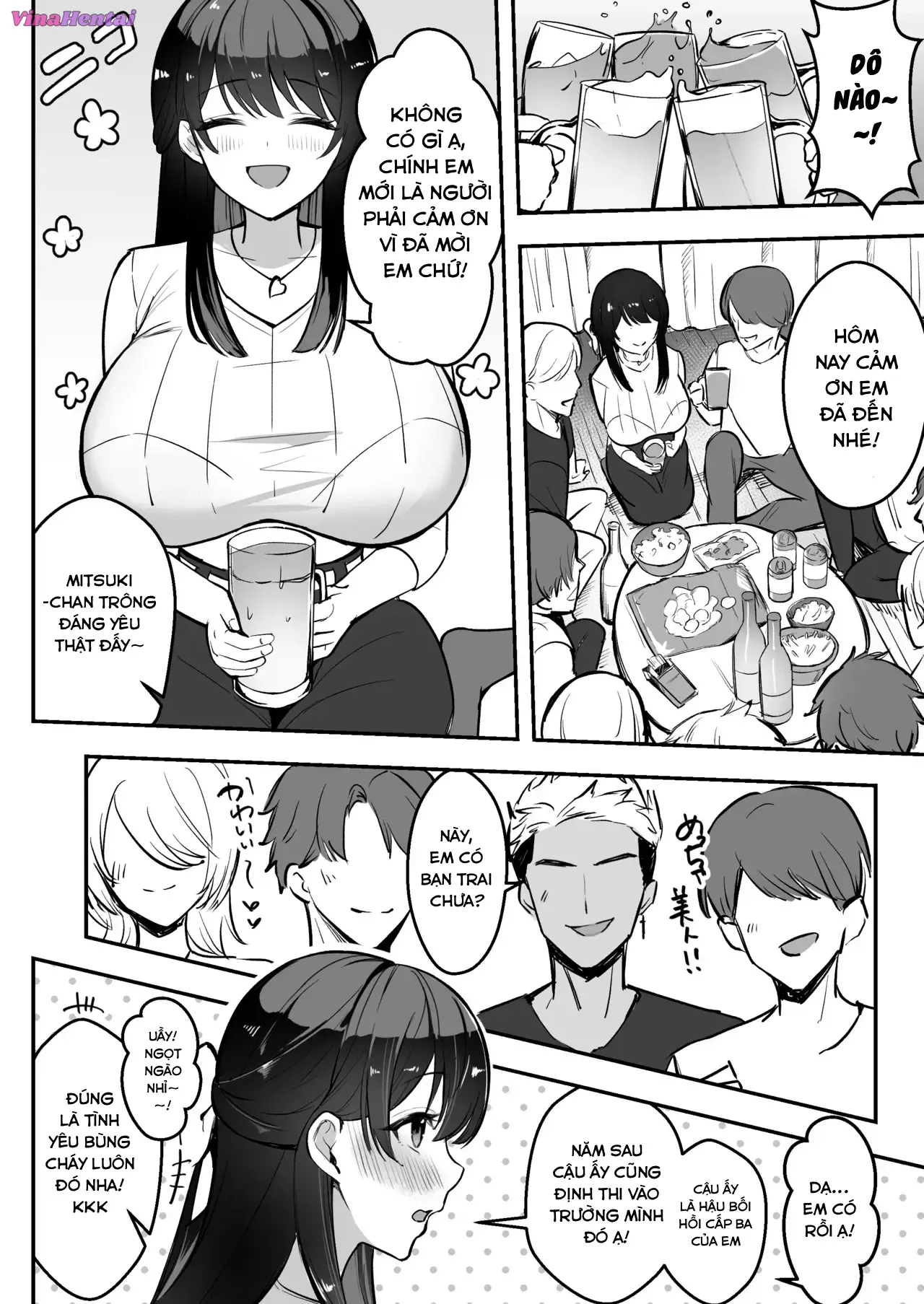HentaiVN.net - Ảnh 11 - Yêu xa, tôi tự hào về cô bạn gái lớn tuổi hơn mình - Oneshot