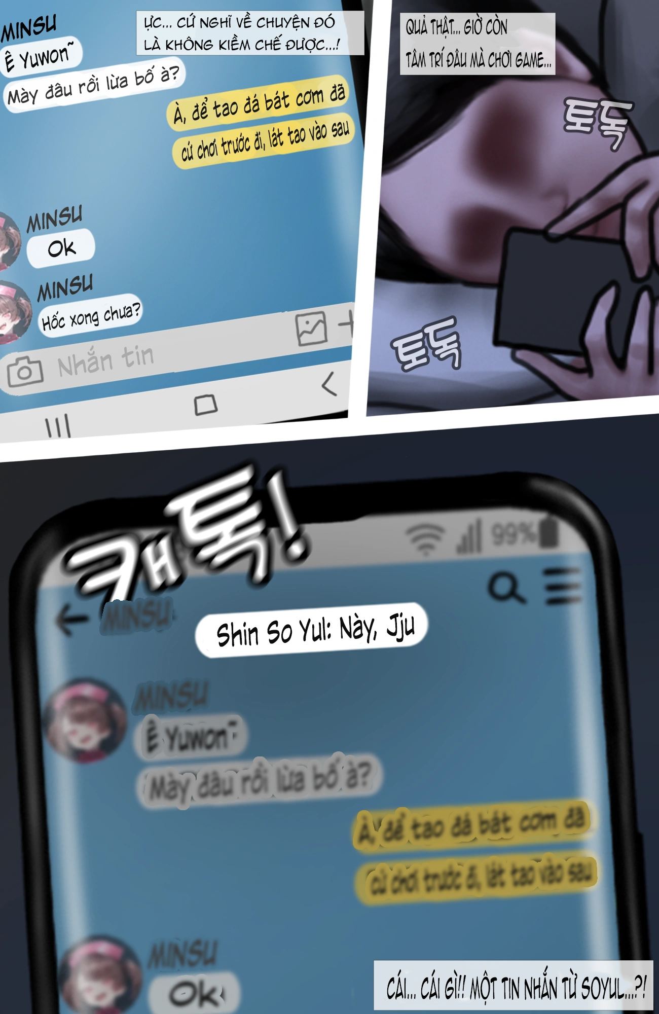HentaiVN.net - Ảnh 11 - Gái Du Côn X Wibu Đụt Cận Trĩ - Chap 3
