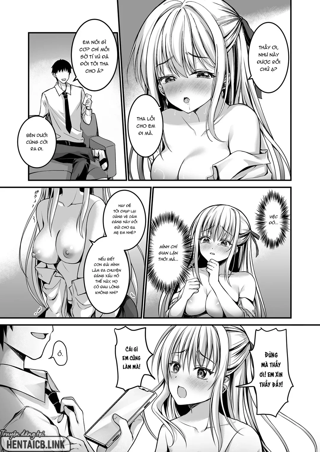 HentaiVN.net - Ảnh 10 - Tôi nắm được điểm yếu của học trò - Oneshot